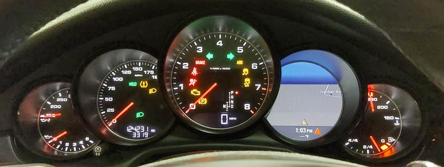 2012 PORSCHE PANAMERA (970 G1) SPEEDOMETER INSTRUMENT GAUGE CLUSTER (124k) — exact item pictured
