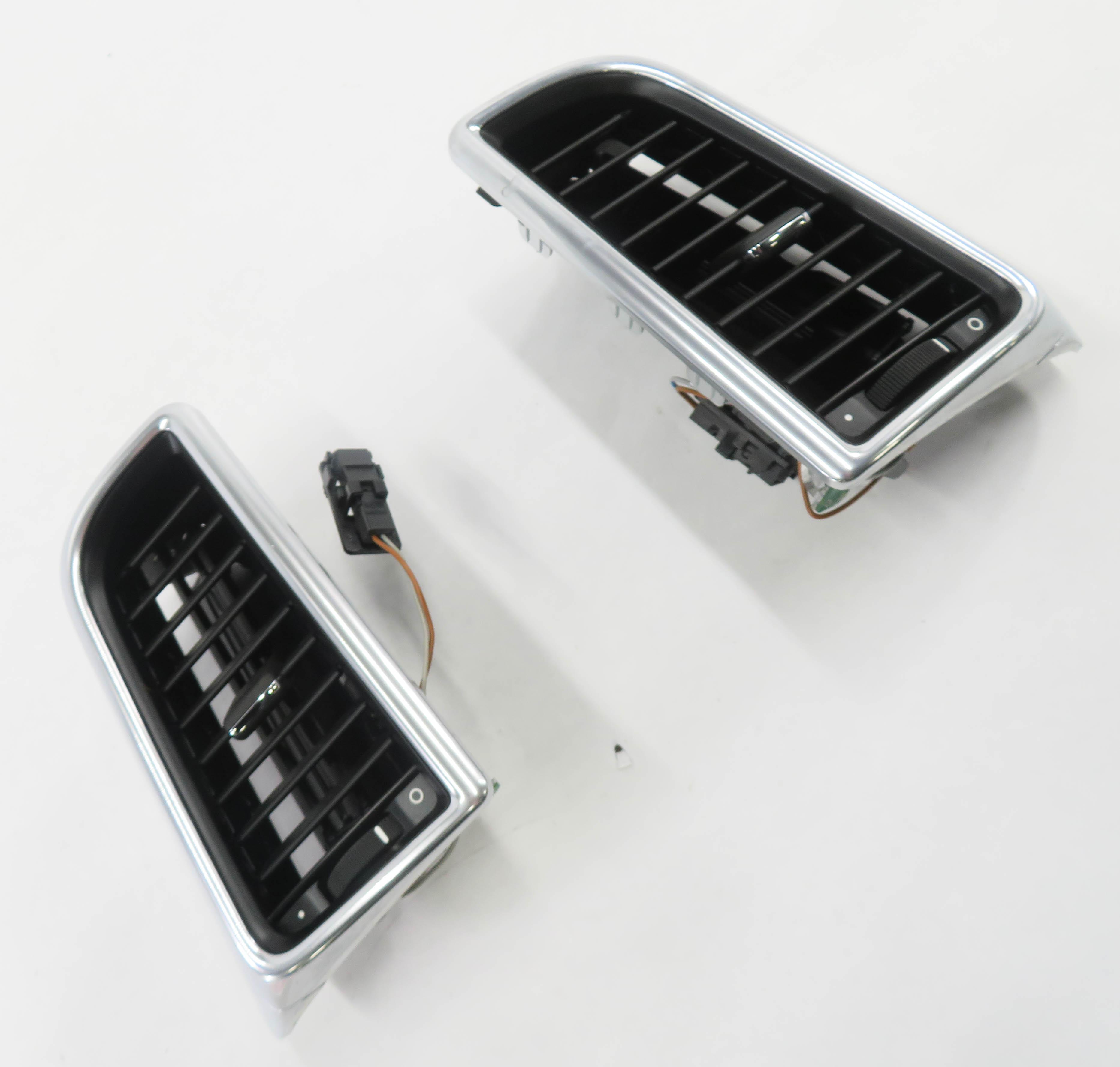 2012 PORSCHE PANAMERA (970) LEFT & RIGHT REAR OUTER HEATERA A/C AIR VENT SET-2 — exact item pictured