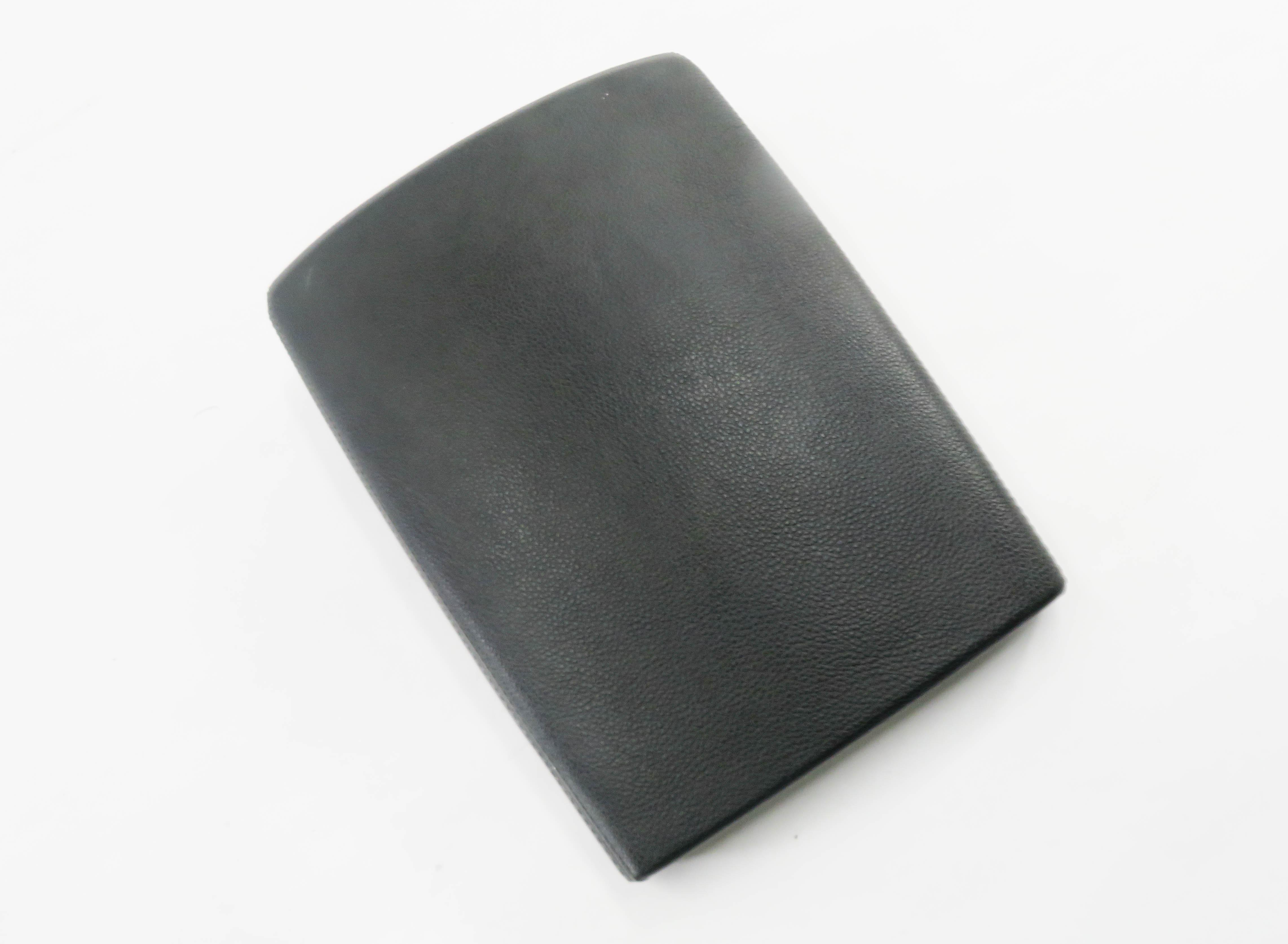 2010-2016 PORSCHE PANAMERA (970 G1) FRONT CENTER CONSOLE ARMREST LID (BLACK) — exact item pictured