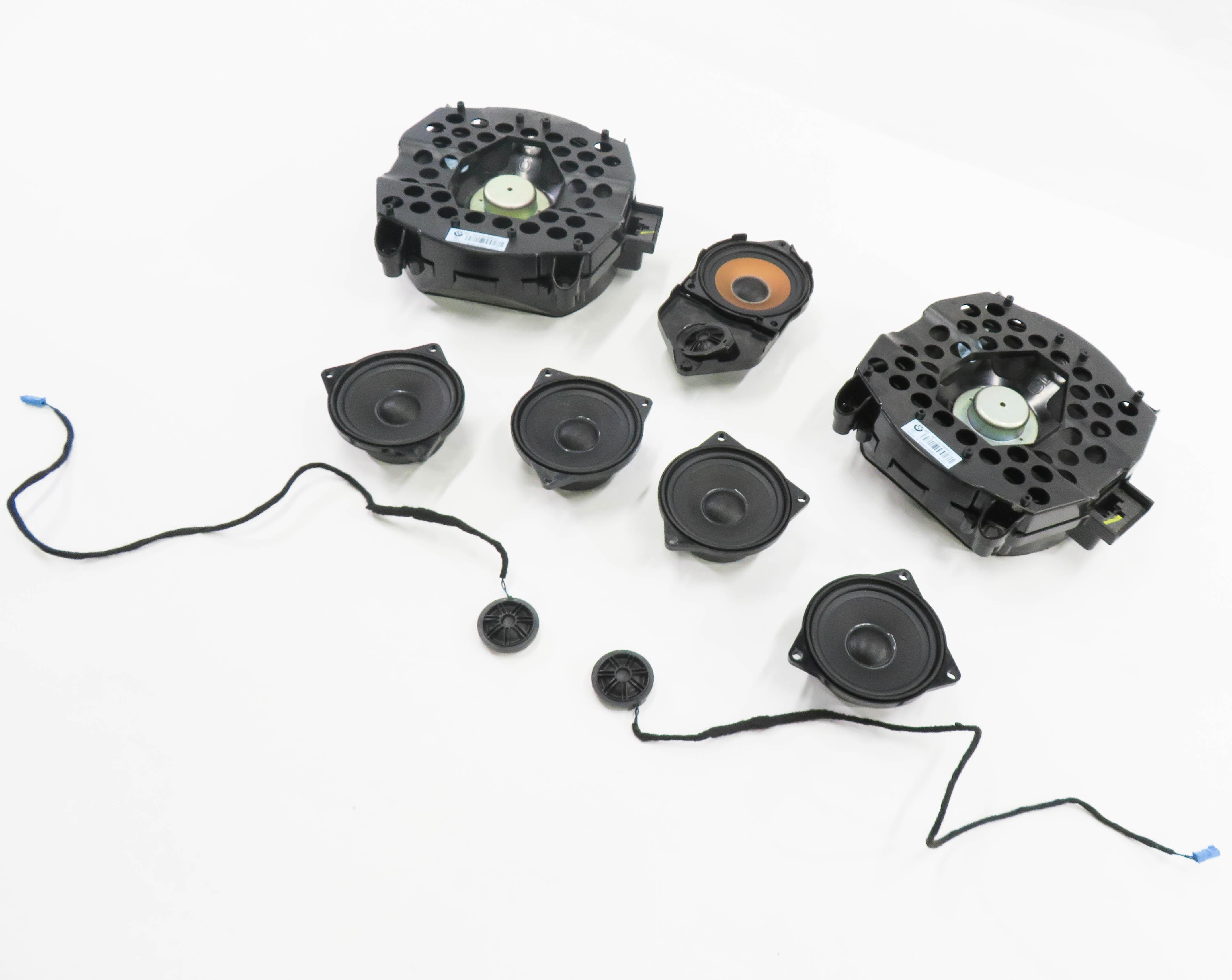 2013 BMW X5 (E70) RADIO STEREO SUB SUBWOOFER TWEETER SPEAKER SET-10 — exact item pictured