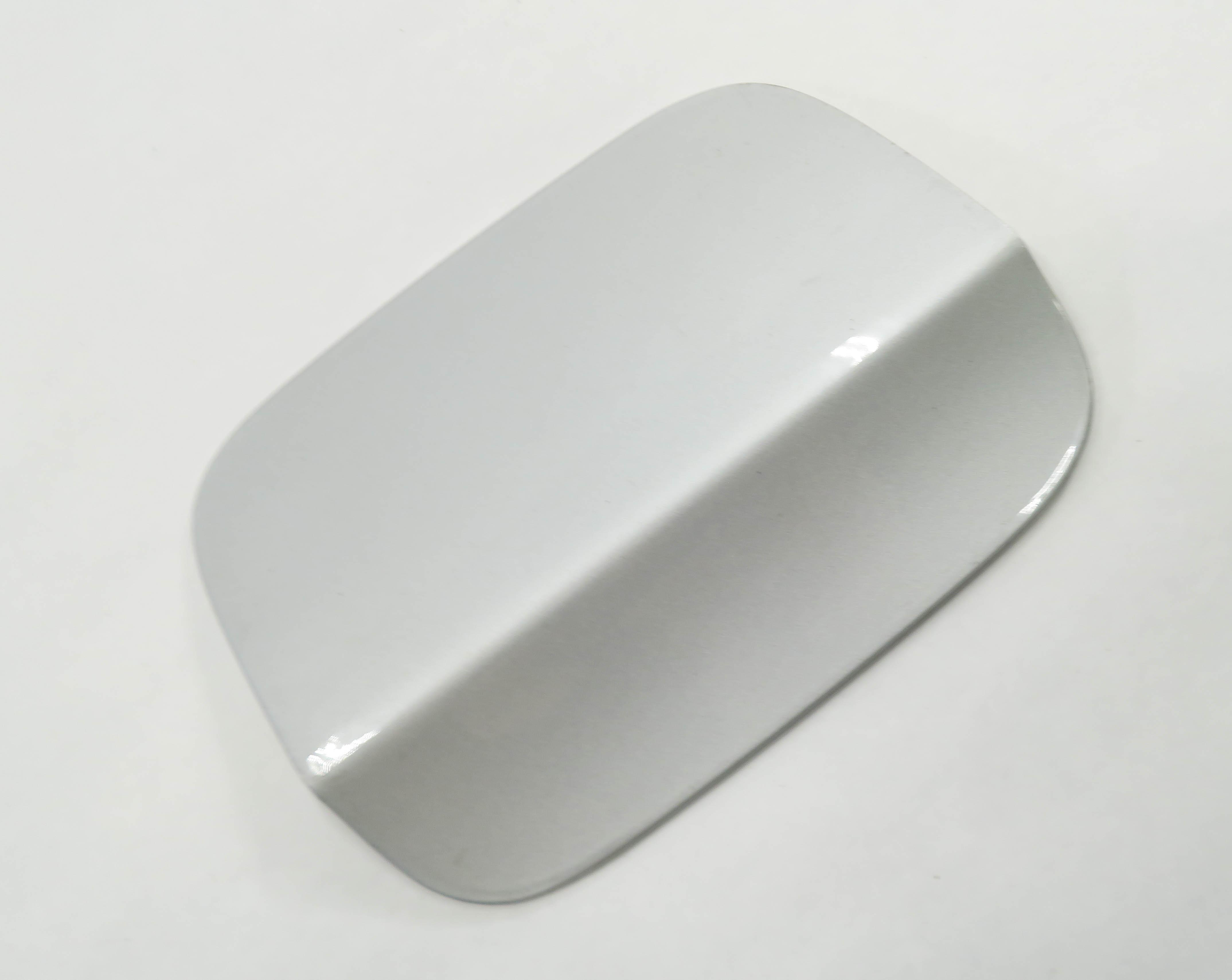 2007-2013 BMW X5 (E70) FUEL TANK FILLER DOOR TRIM COVER LID (TITANIUM SILVER) — exact item pictured
