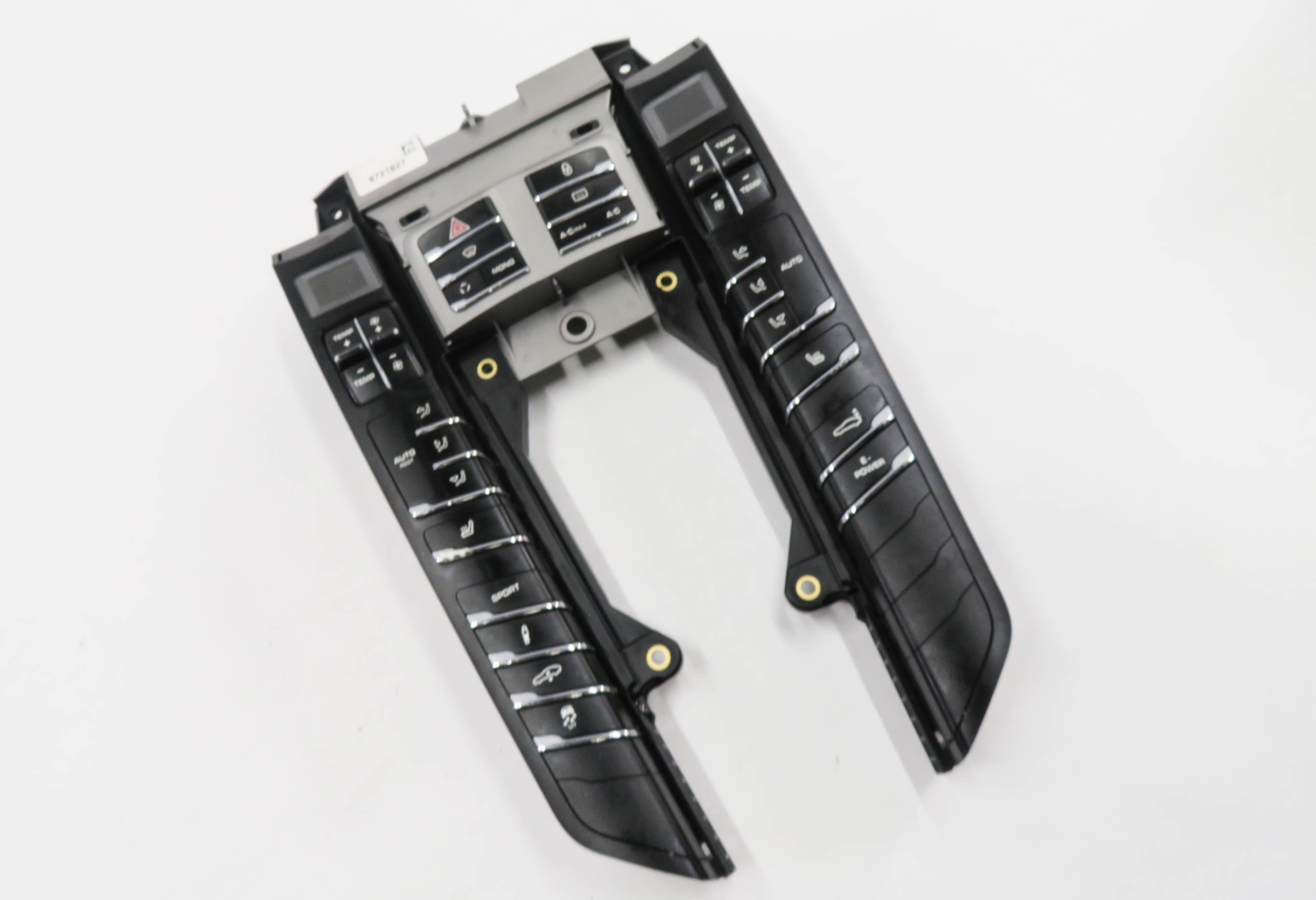 2010-2013 PORSCHE PANAMERA (970 G1) FRONT TEMPERATURE CONTROL SWITCH PANEL — exact item pictured
