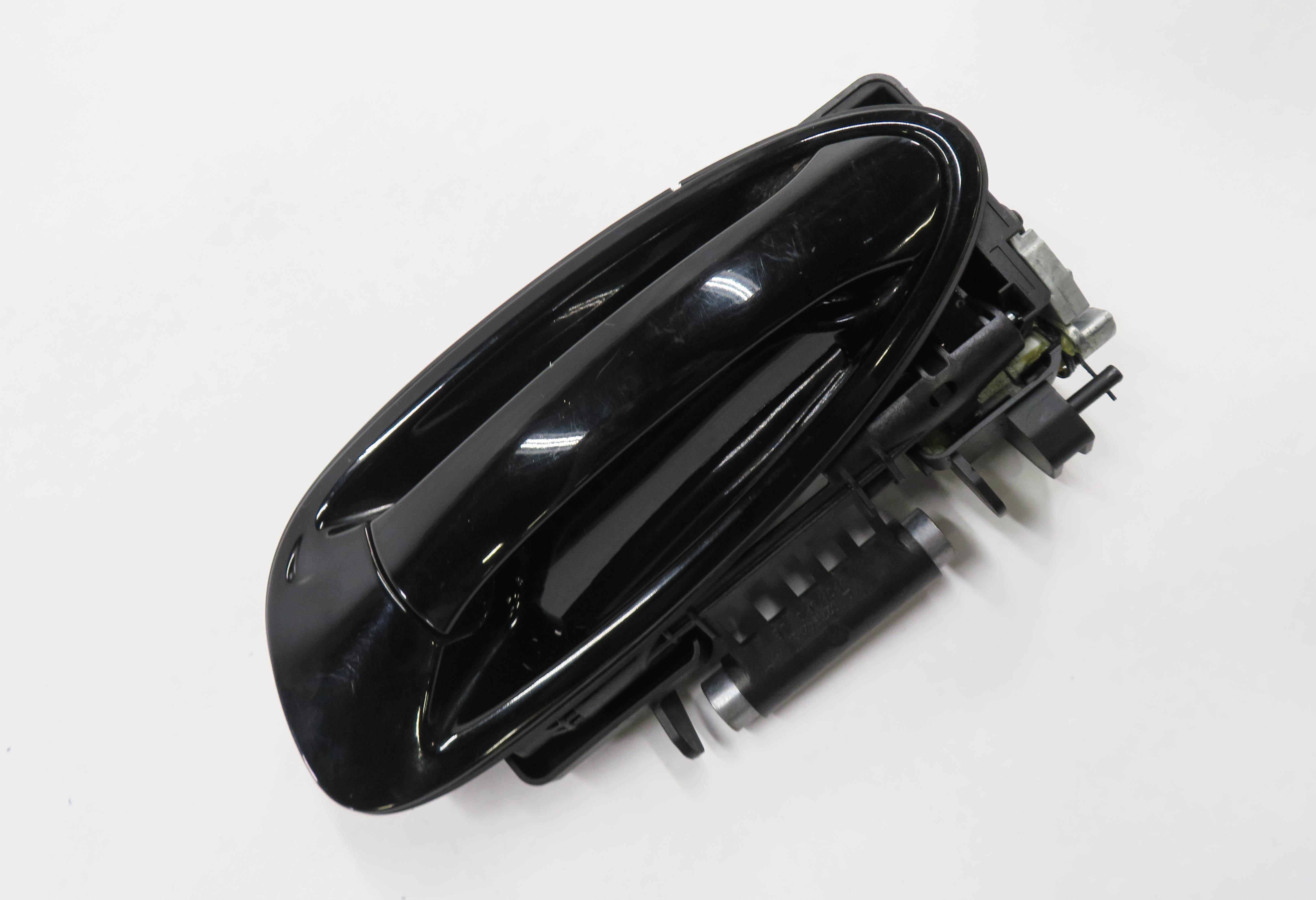 2010-2016 PORSCHE PANAMERA (970 G1) LEFT REAR EXTERIOR DOOR HANDLE (BLACK A1) — exact item pictured