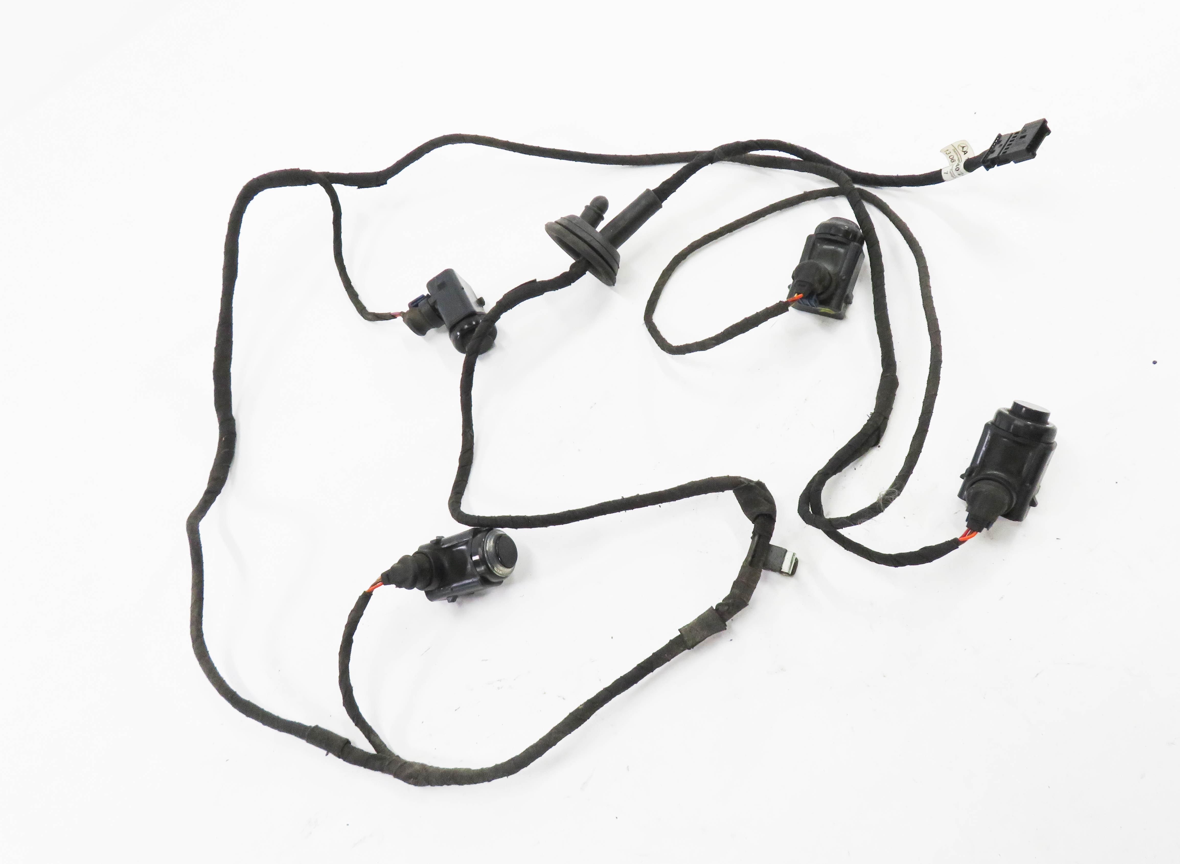 2008 MERCEDES GL450 (X164) REAR PDC PARK DISTANCE SENSOR SET w/ HARNESS (BLACK) — exact item pictured
