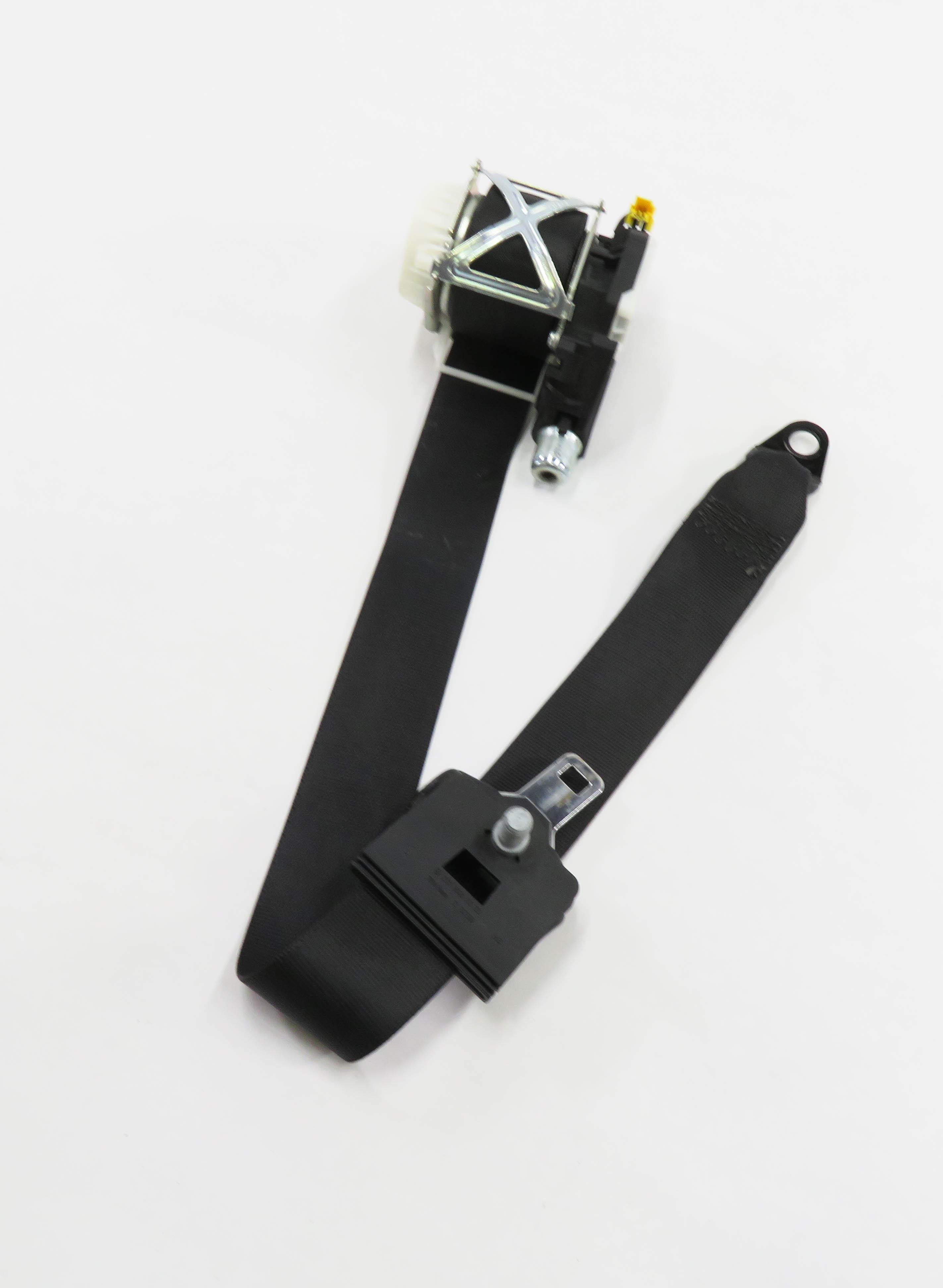 2008 MERCEDES GL450 (X164) REAR SECOND ROW SEAT LEFT SEATBELT RETRACTOR (BLACK) — exact item pictured