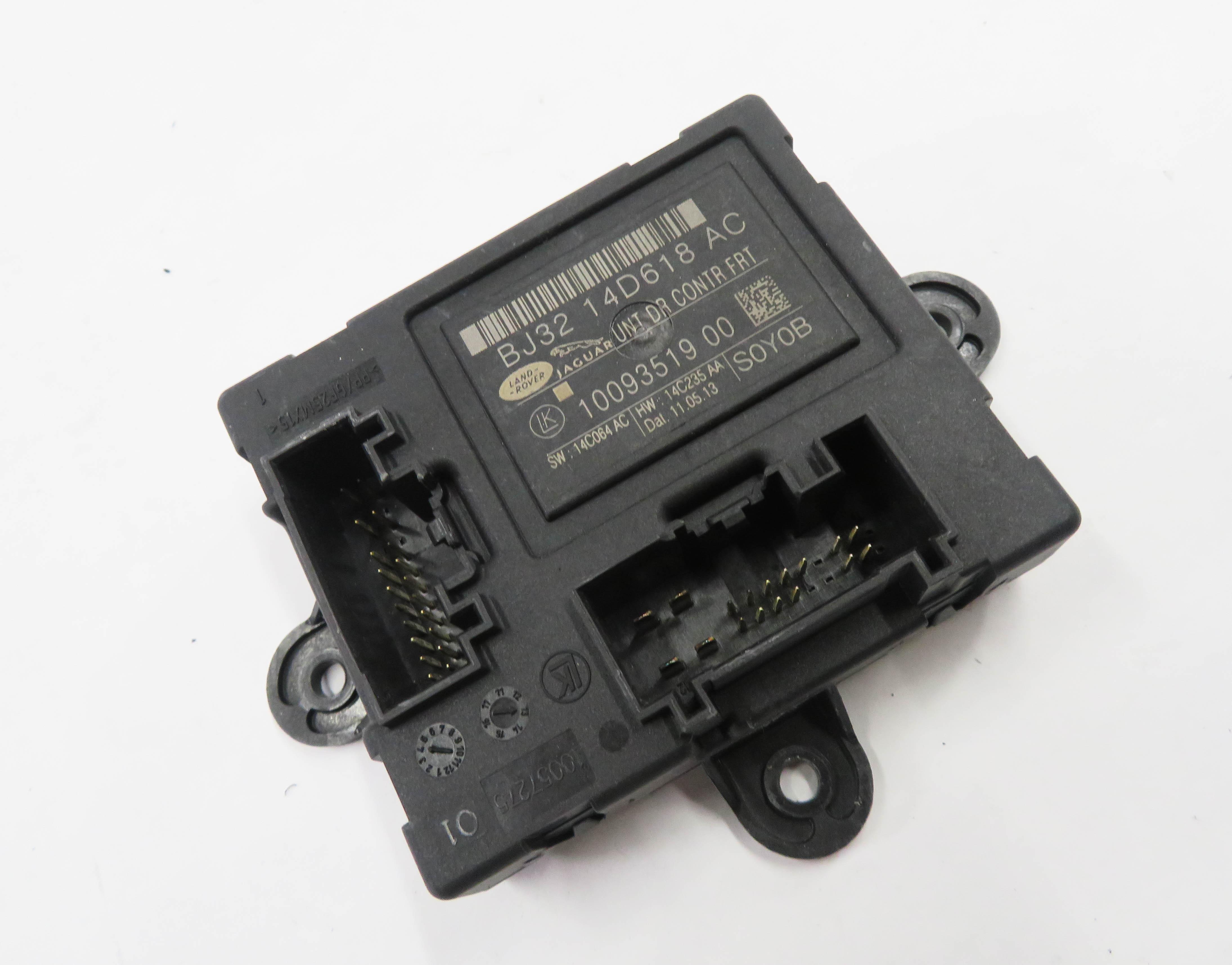 2013 RANGE ROVER EVOQUE (L538) LEFT FRONT DRIVER DOOR CONTROL MODULE — exact item pictured