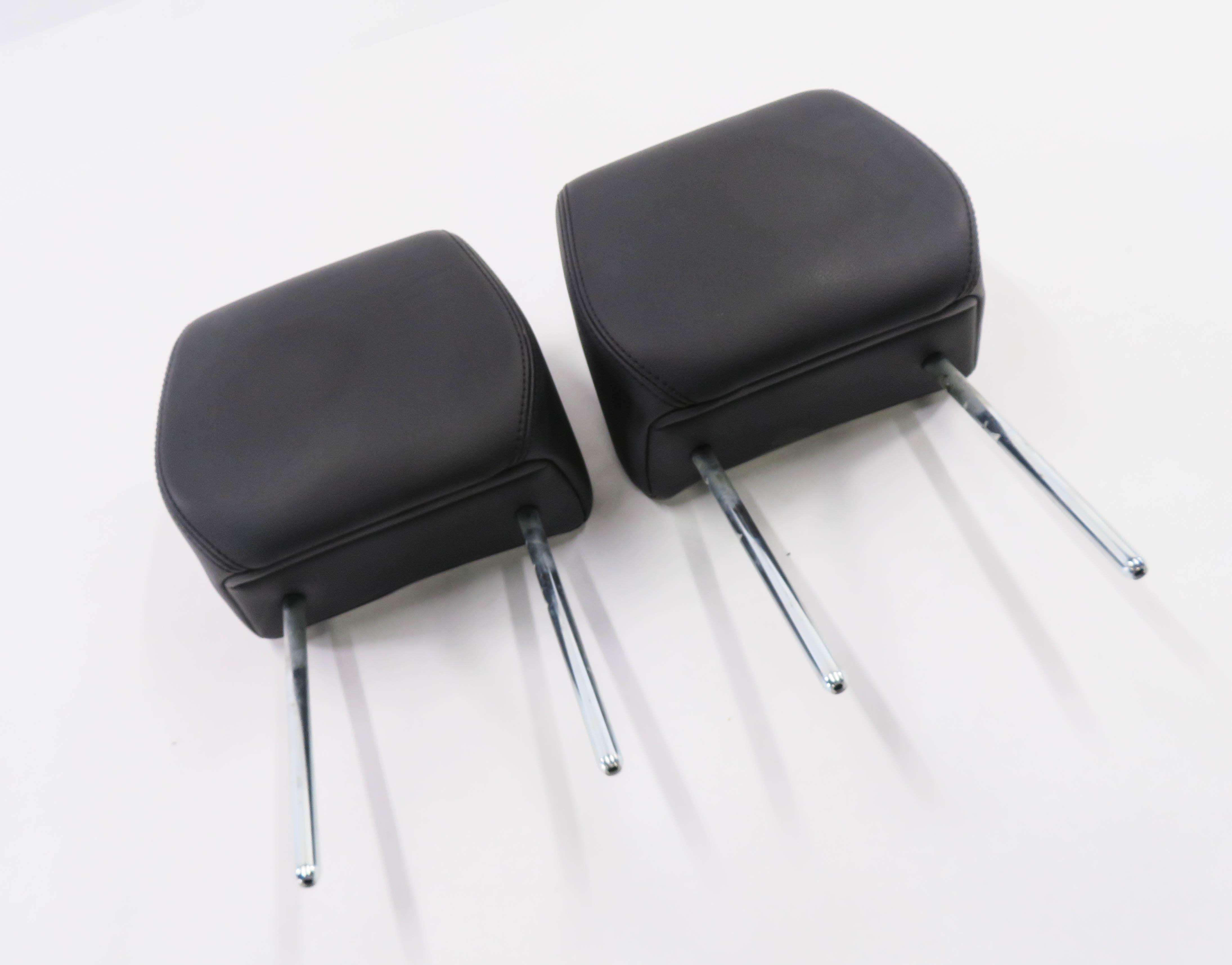 2013 RANGE ROVER EVOQUE (L538) FRONT LEFT & RIGHT HEADREST SET-2 (EBONY BLACK) — exact item pictured
