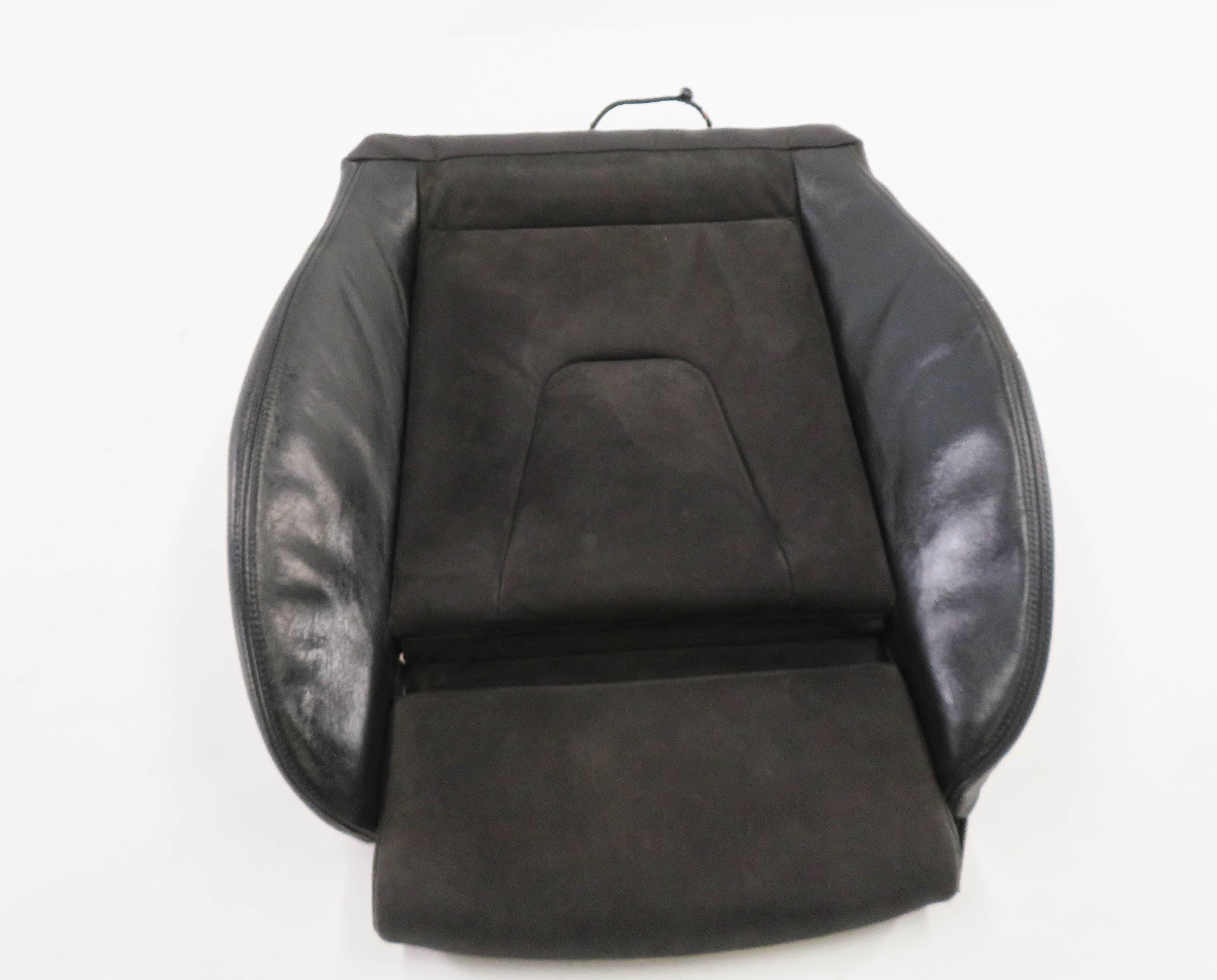 13-16 AUDI S4 (B8 8K) PASSENGER - BOTTOM HEATED SEAT CUSHION (BLACK ALCANTARA) — exact item pictured