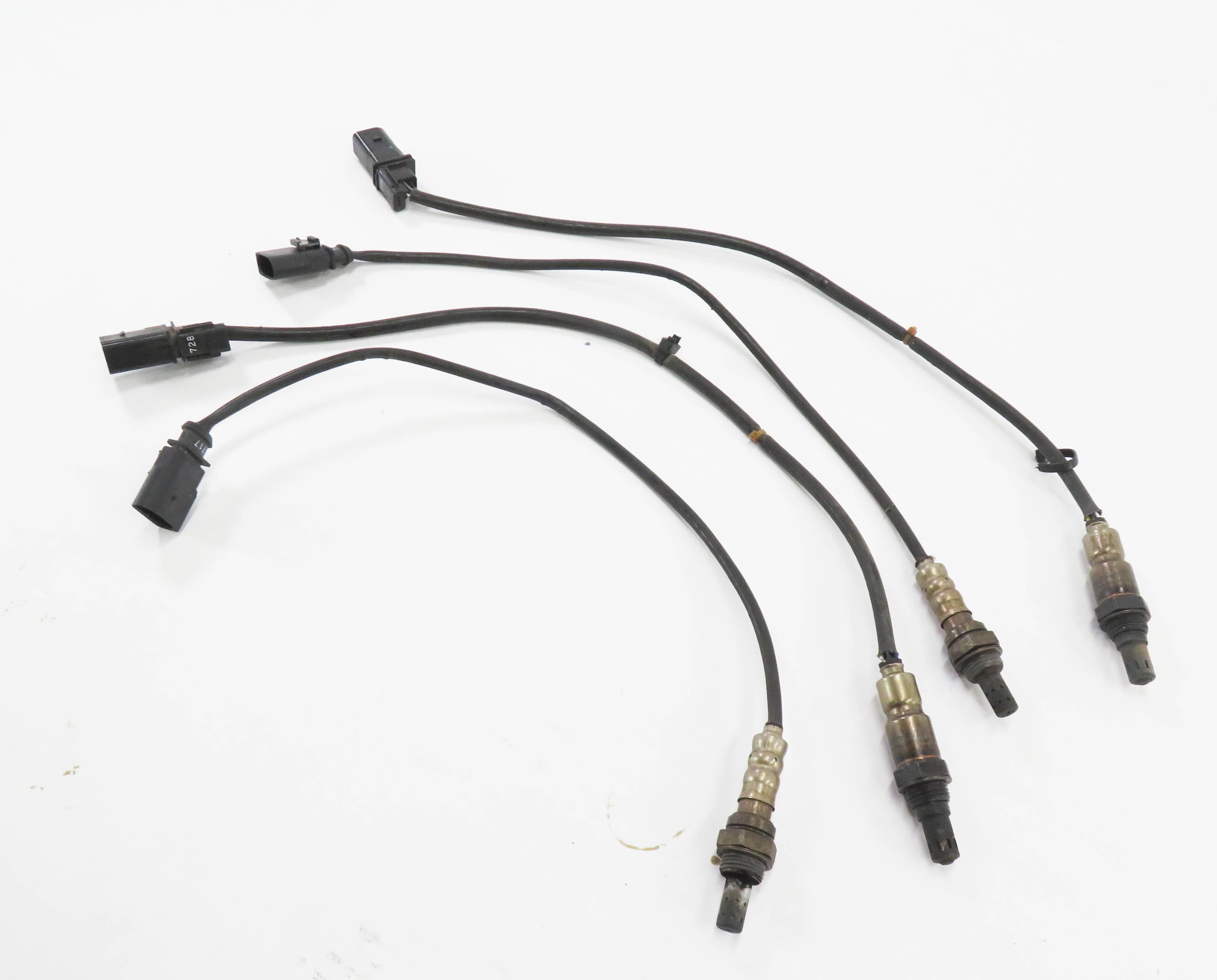 2015 AUDI S4 (B8 8K) 3.0L CTUB PRE / POST CAT O2 OXYGEN LAMBDA PROBE SENOSR SET — exact item pictured