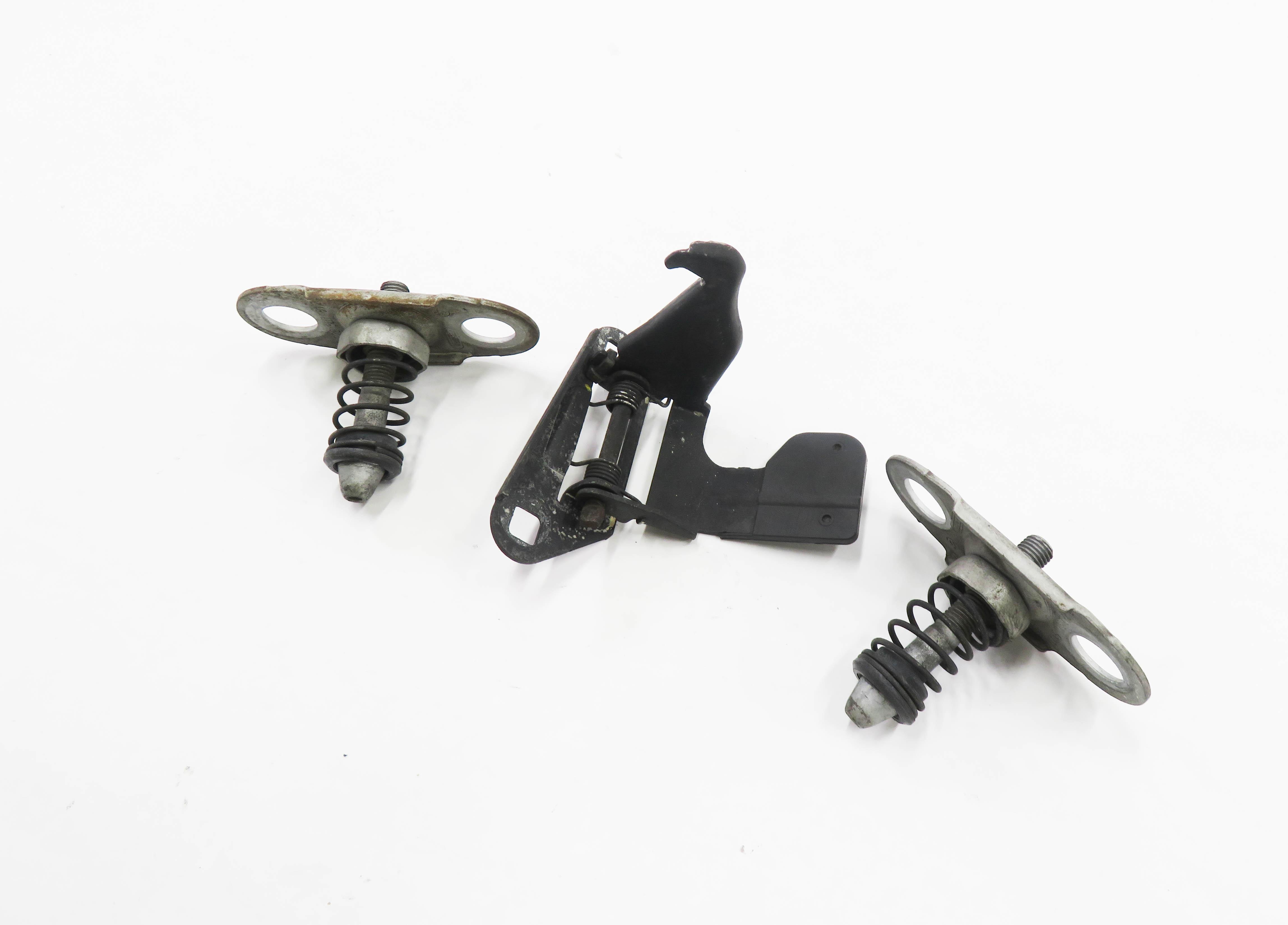 2007 RANGE ROVER (L322) FRONT HOOD SAFETY LATCH SPRING SET-3 — exact item pictured