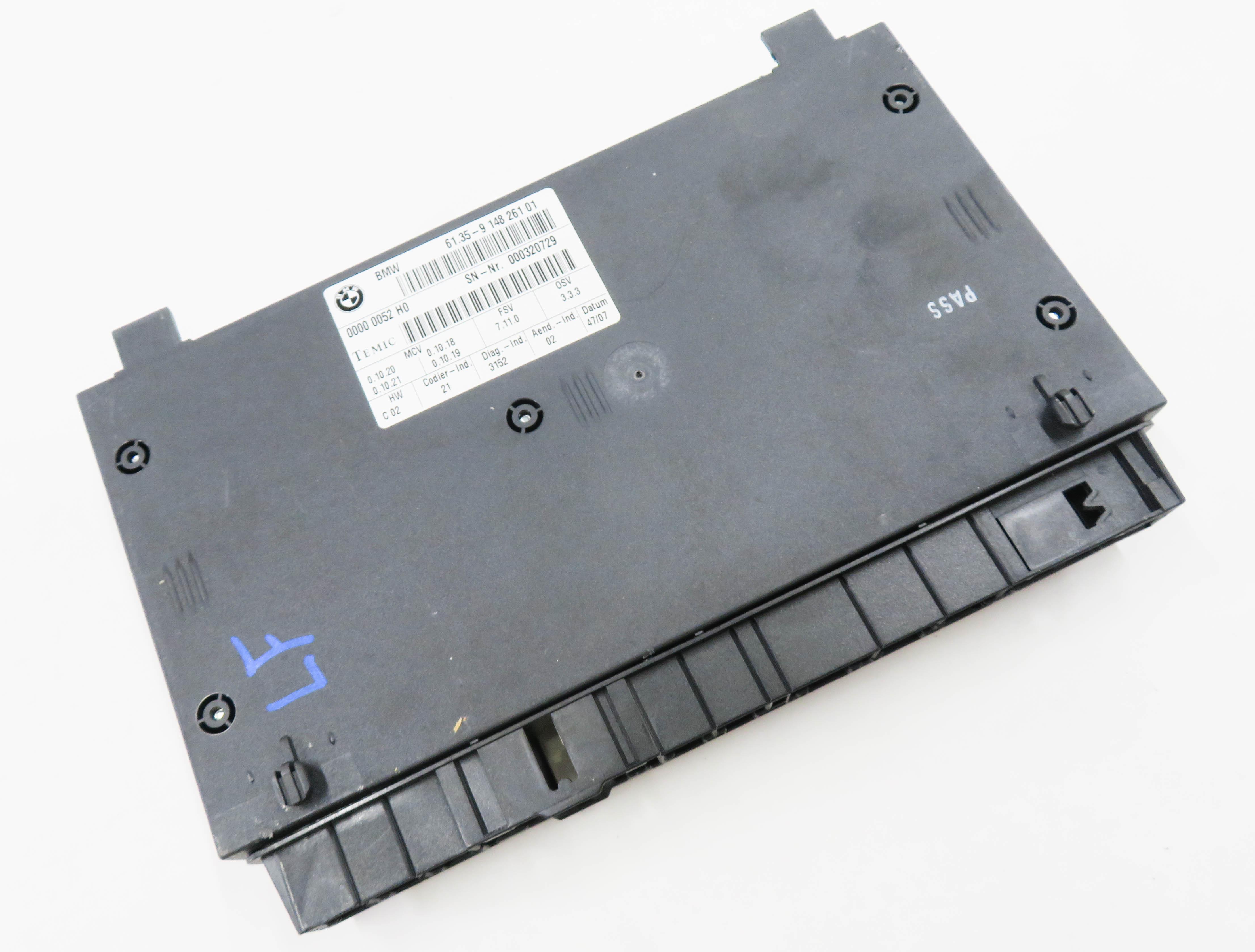 2008 BMW 535i (E60) LEFT FRONT DRIVER COMFORT SEAT CONTROL MODULE — exact item pictured