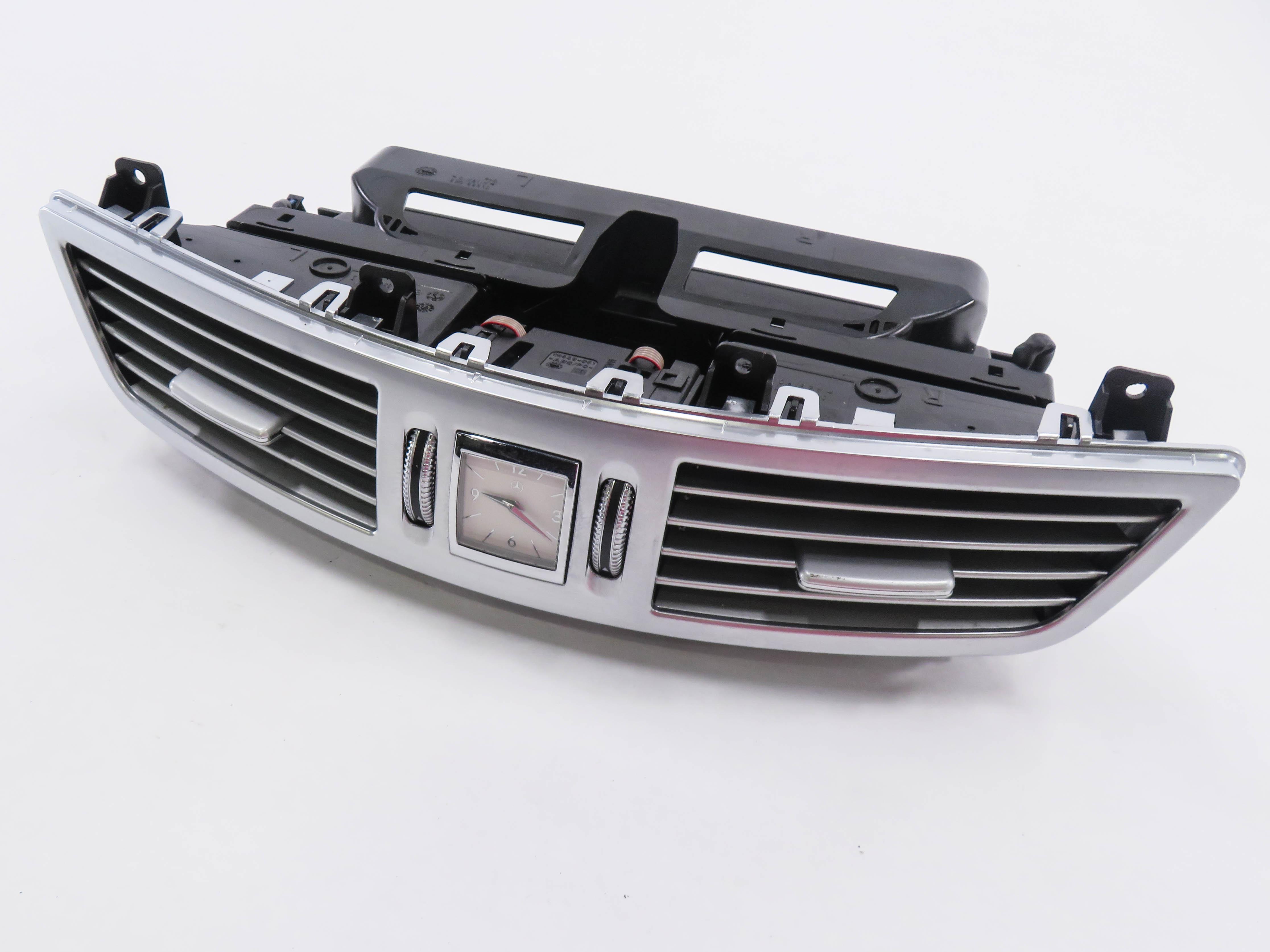 2012 MERCEDES S550 (W221) CENTER DASH HEATER A/C AIR VENT w/ CLOCK — exact item pictured