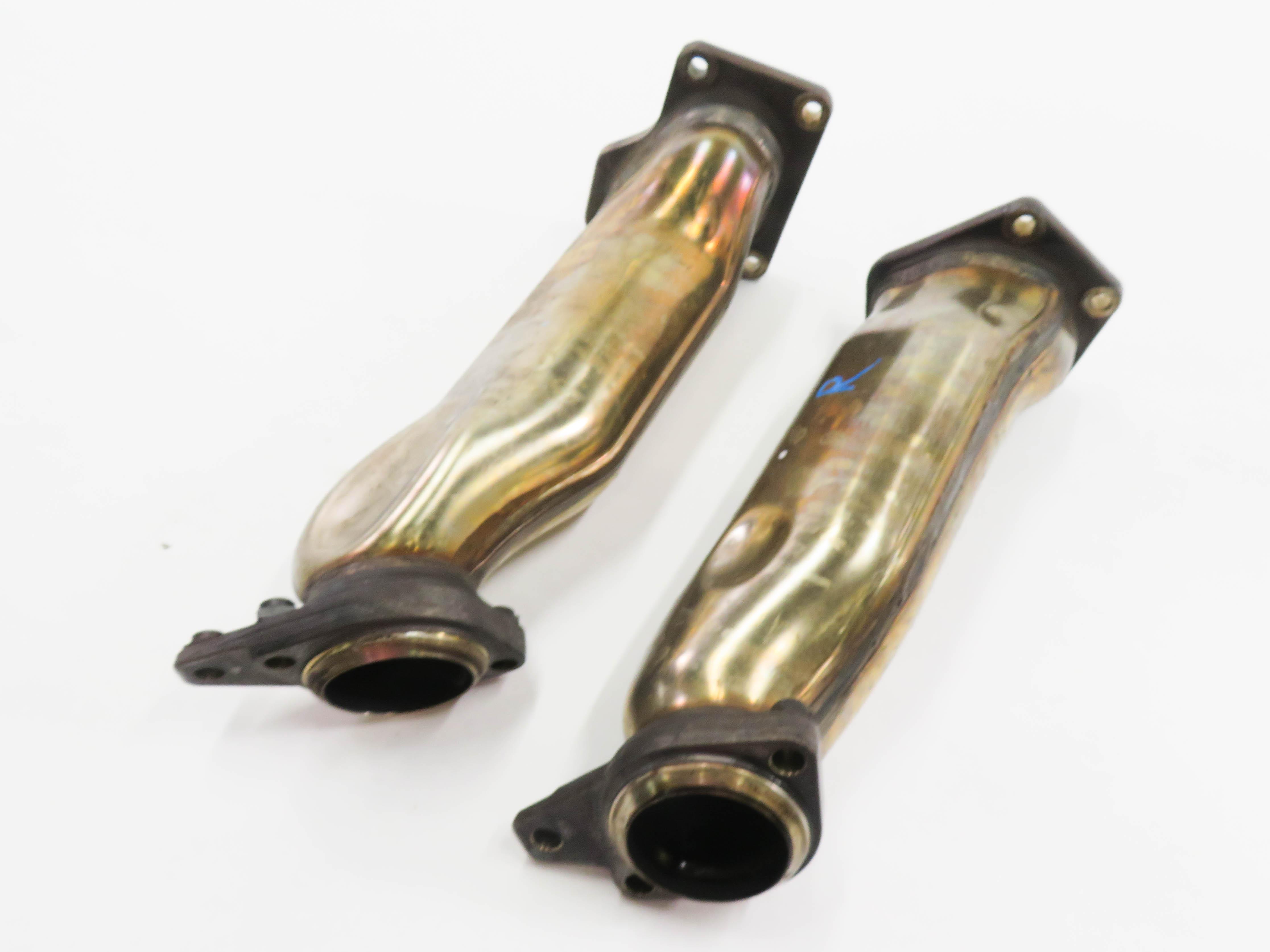 2012 MERCEDES S550 (W221) 4.6L M278 TWIN TURBO ENGINE - EXHAUST MANIFOLD SET-2 — exact item pictured