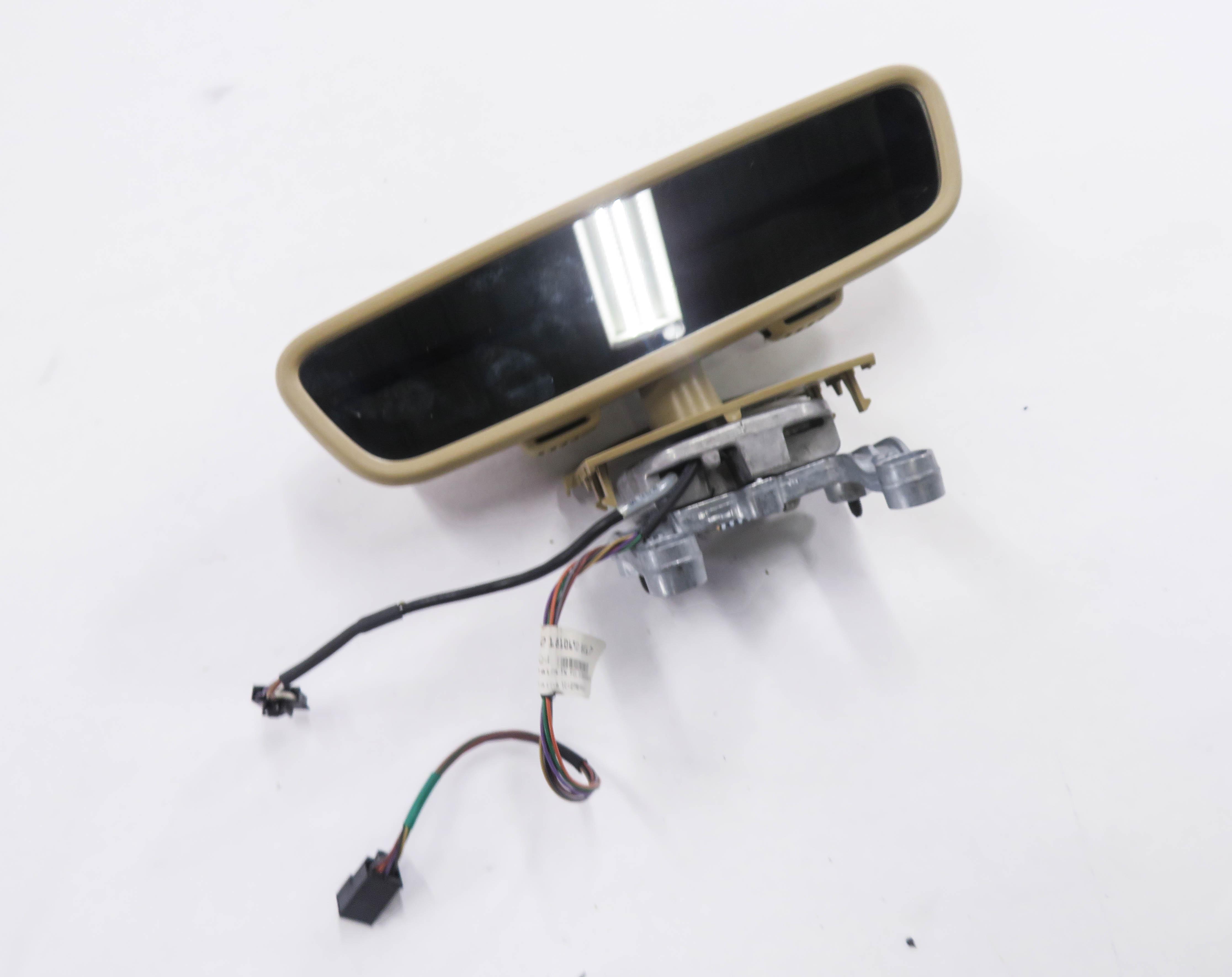 12-14 MERCEDES CL550 CL600 S350 S400 - HOMELINK AUTODIM REARVIEW MIRROR (BEIGE) — exact item pictured