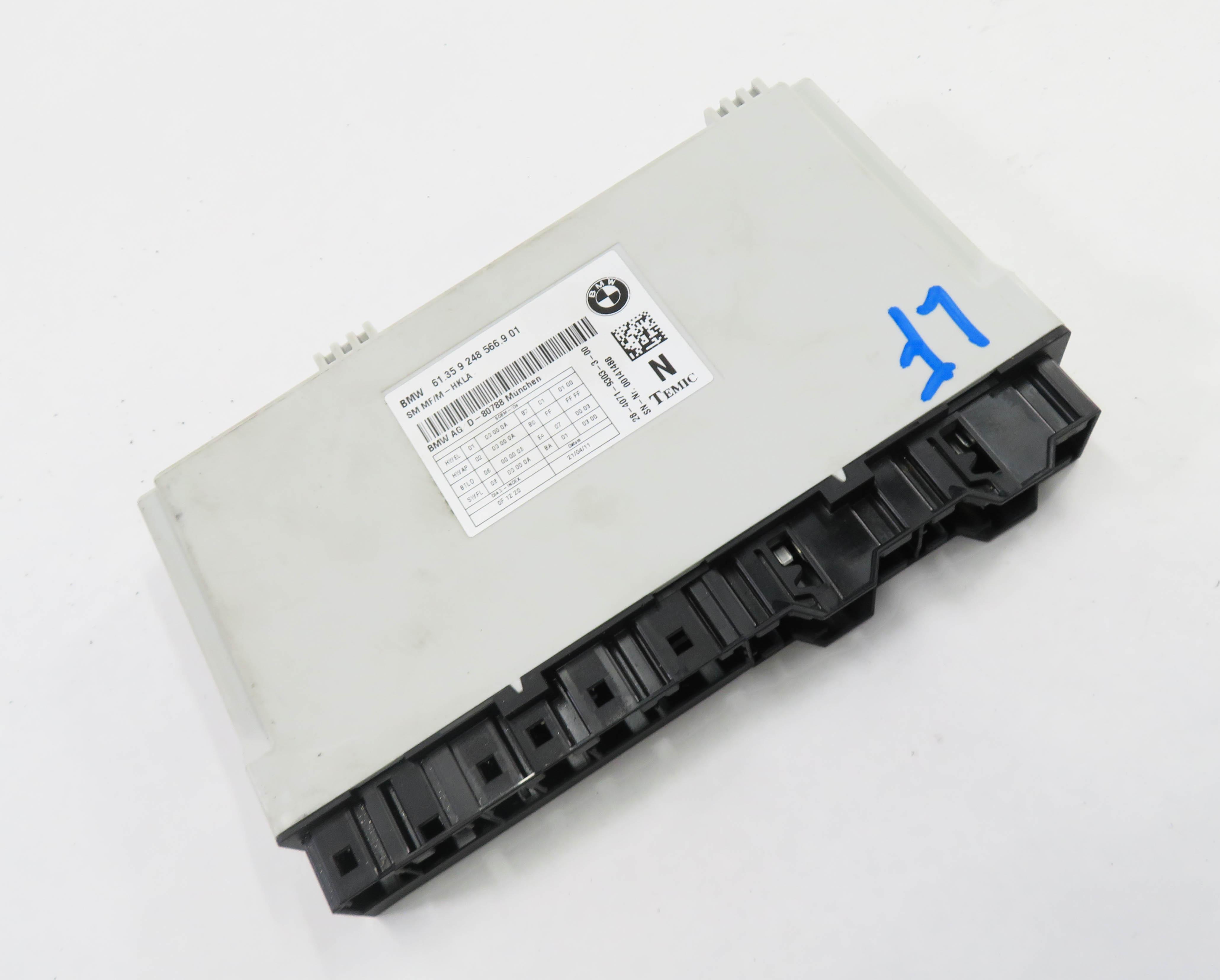 2010-2017 BMW 528i 535i 550i 650i 740i 750i (F01 F10) COMFORT MEMORY SEAT MODULE — exact item pictured