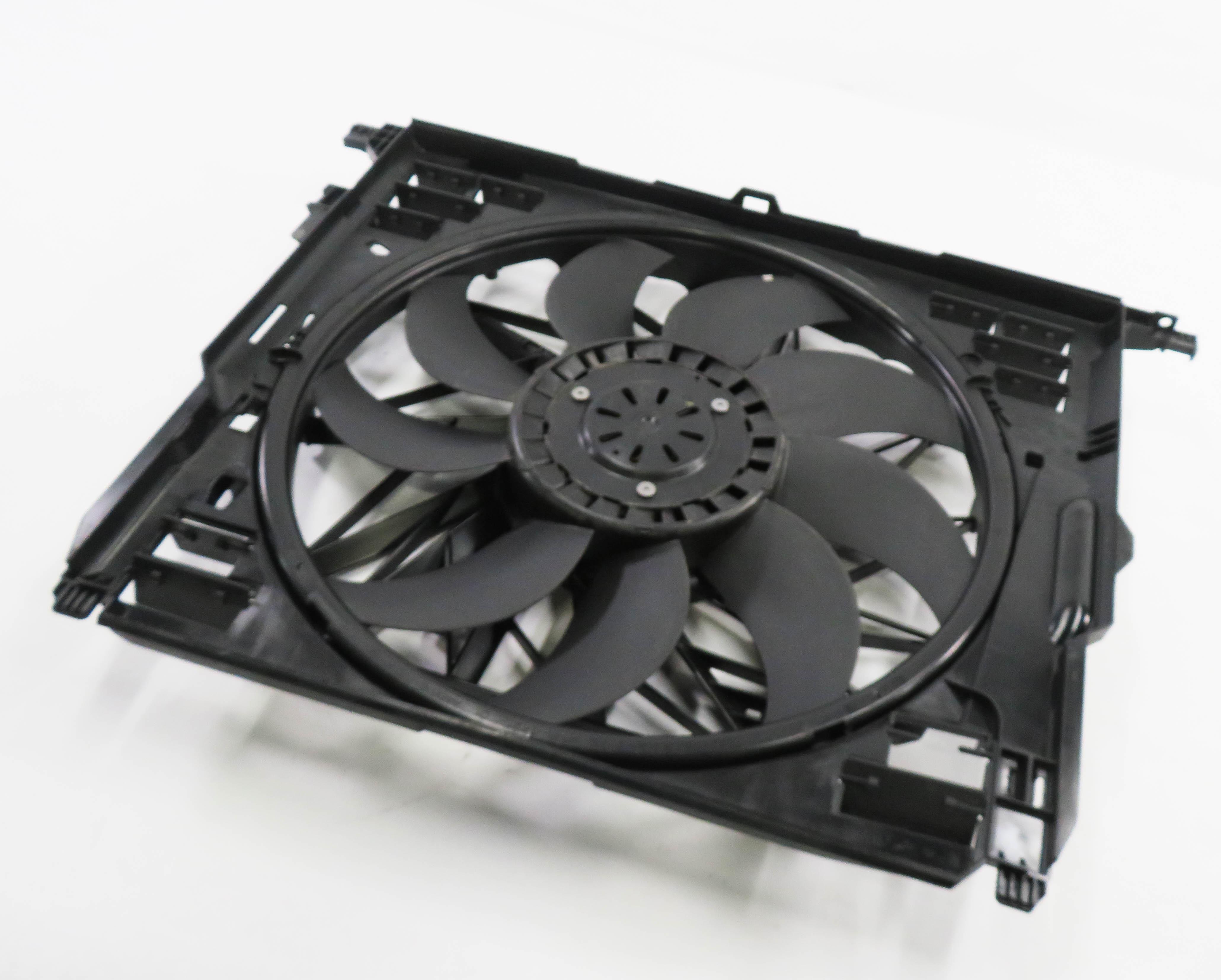 2010-2018 BMW 550i 550iGT 650i 750i B7 (F01 F06 F10) 850w RADIATOR COOLING FAN — exact item pictured