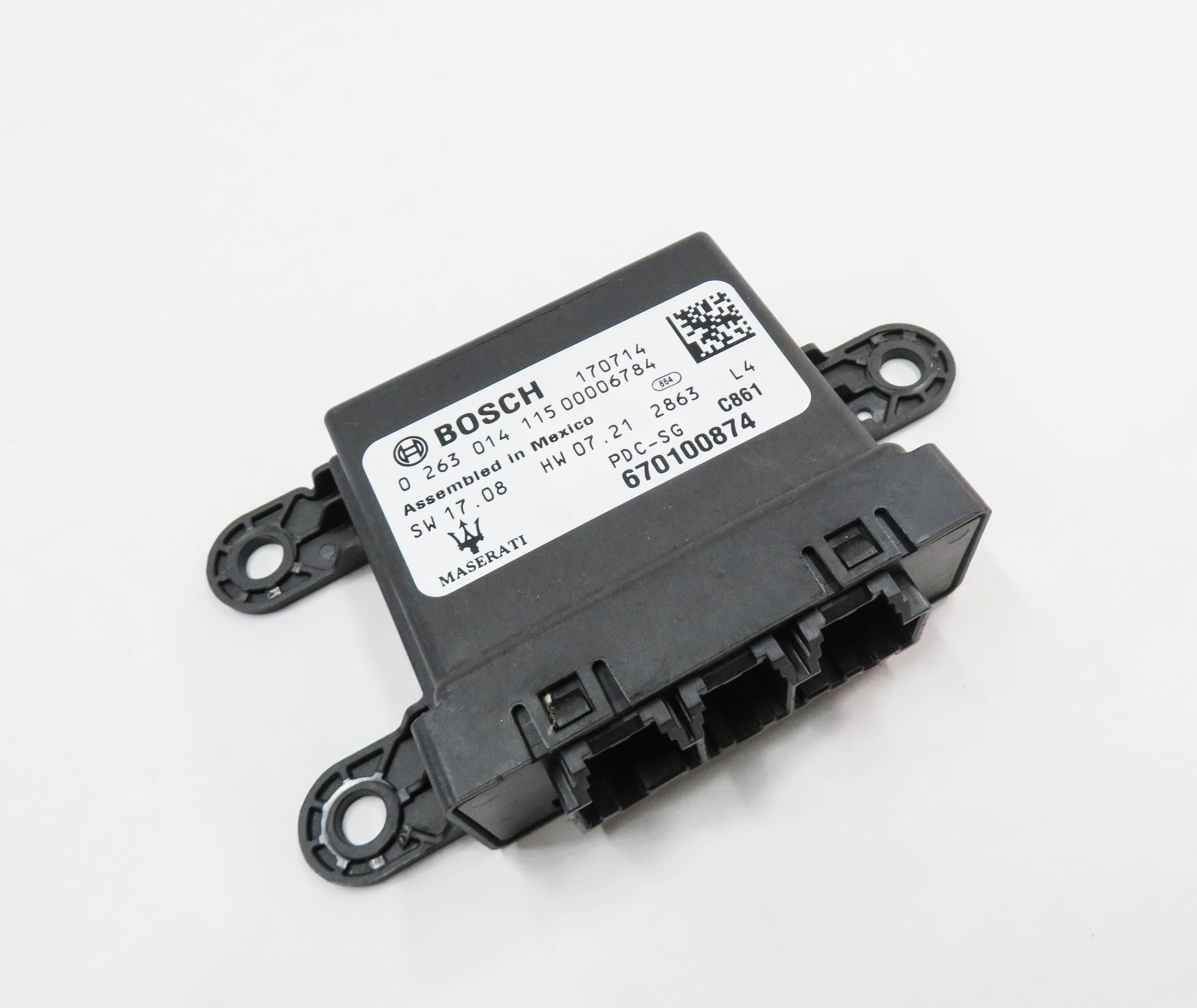 2018 MASERATI QUATTROPORTE S (M156) PARK ASSIST CONTROL MODULE — exact item pictured