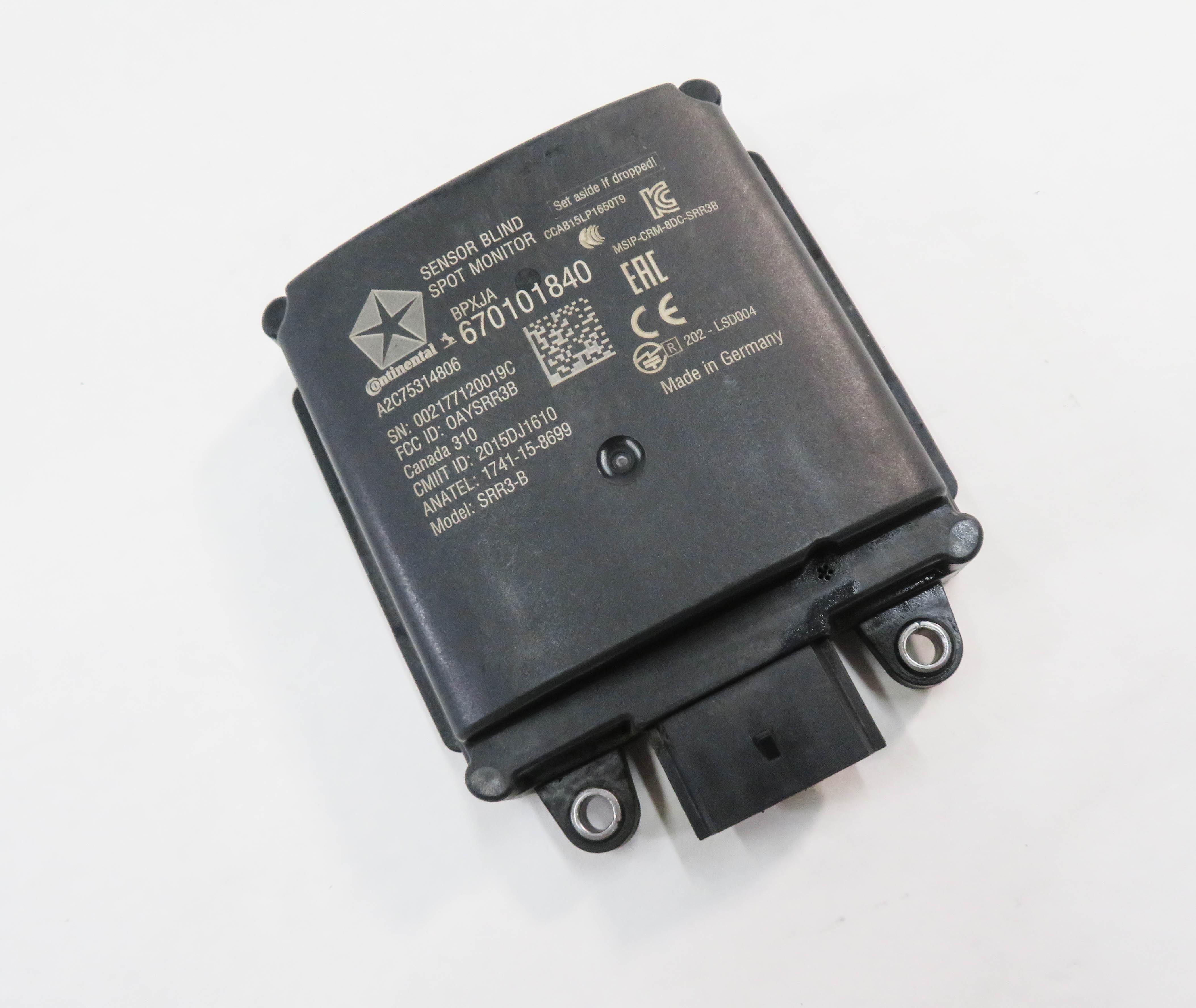 2018 MASERATI QUATTROPORTE S (M156) BLIND SPOT RADAR CONTROL MODULE — exact item pictured