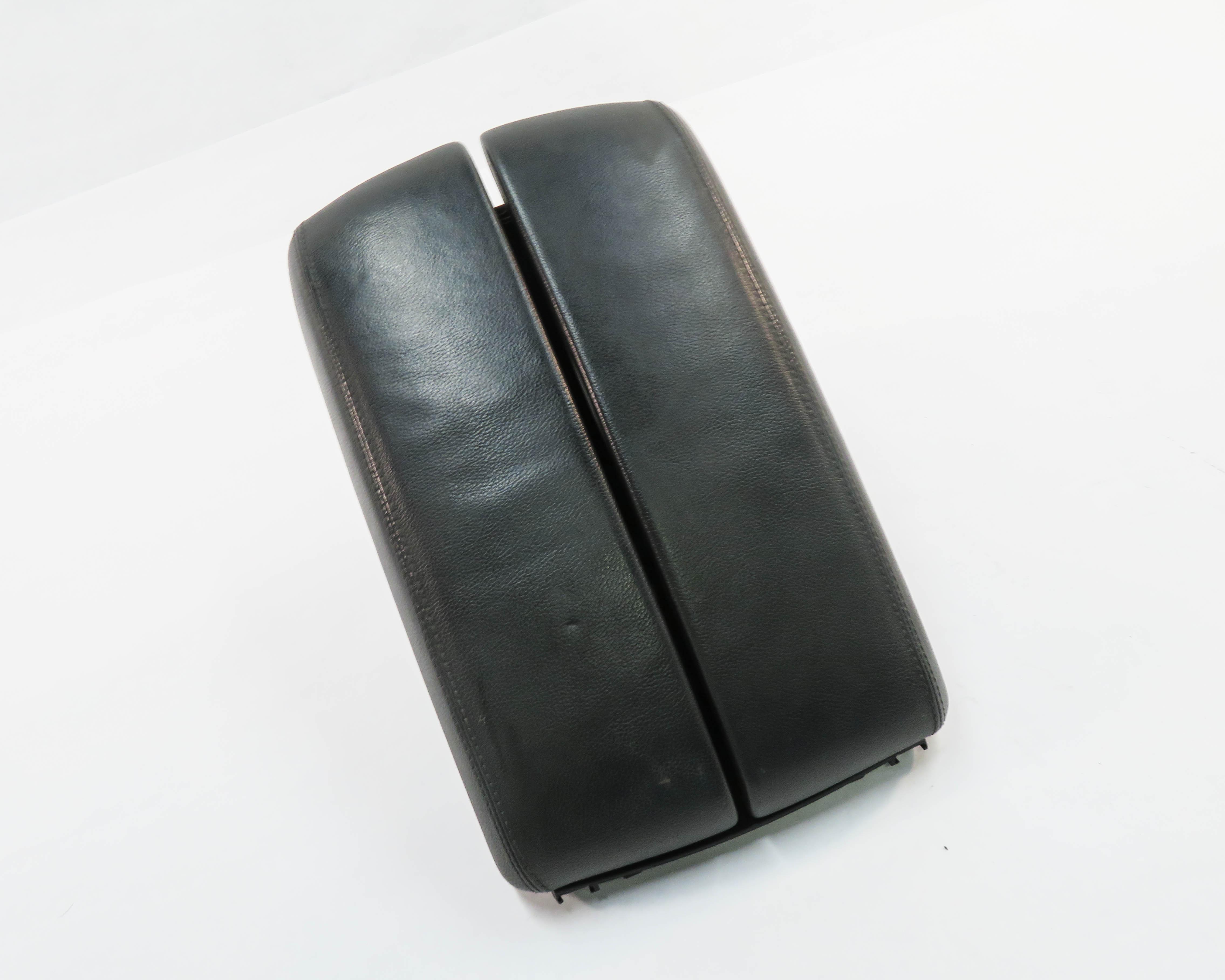 2010-2018 AUDI A8 S8 (D4 4H) FRONT CENTER CONSOLE COMPARTMENT ARMREST (BLACK) — exact item pictured