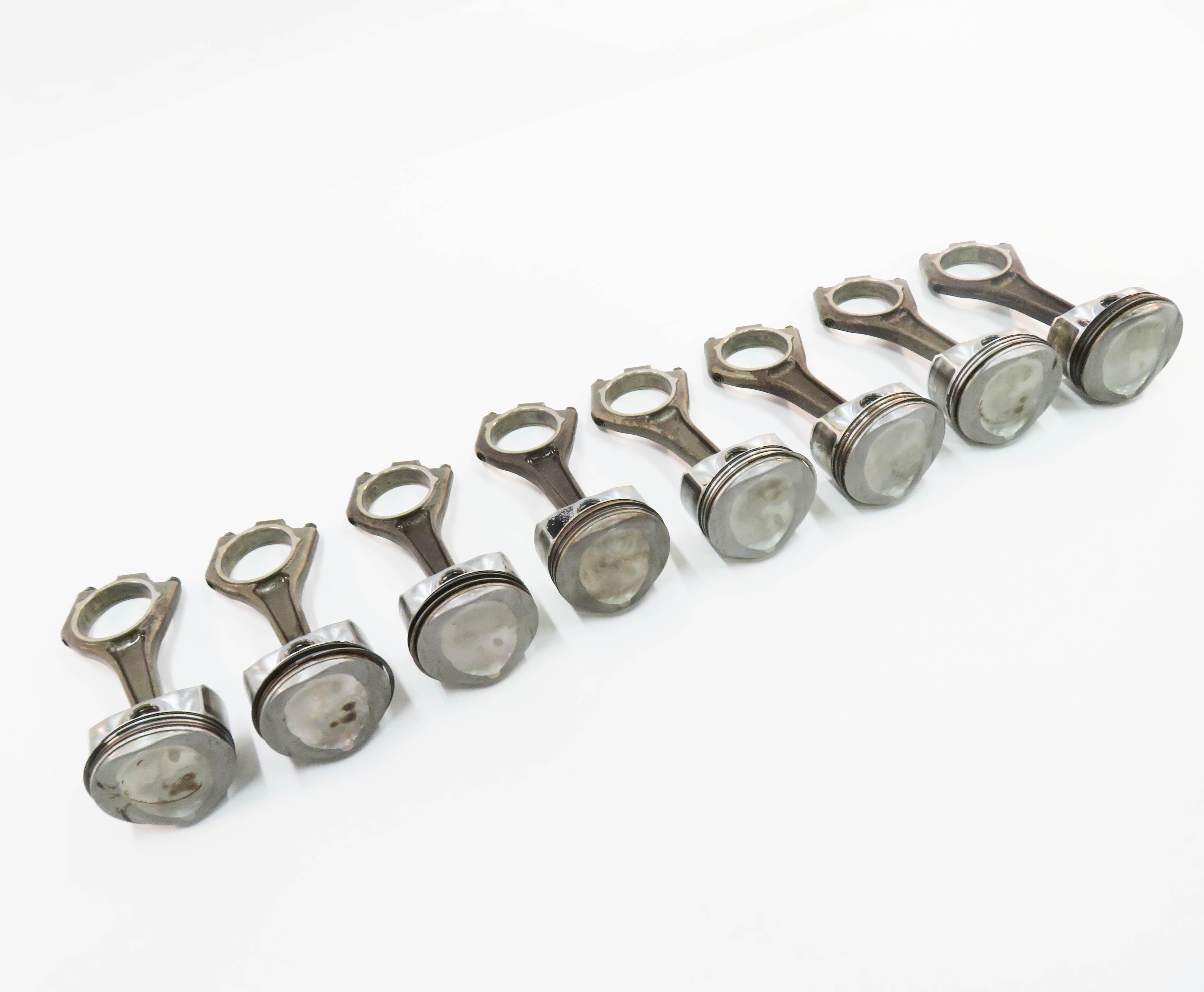 2012 RANGE ROVER SPORT (L320) 5.0L AJ133 V8 ENGINE PISTON w/ CONNECTING ROD SET — exact item pictured