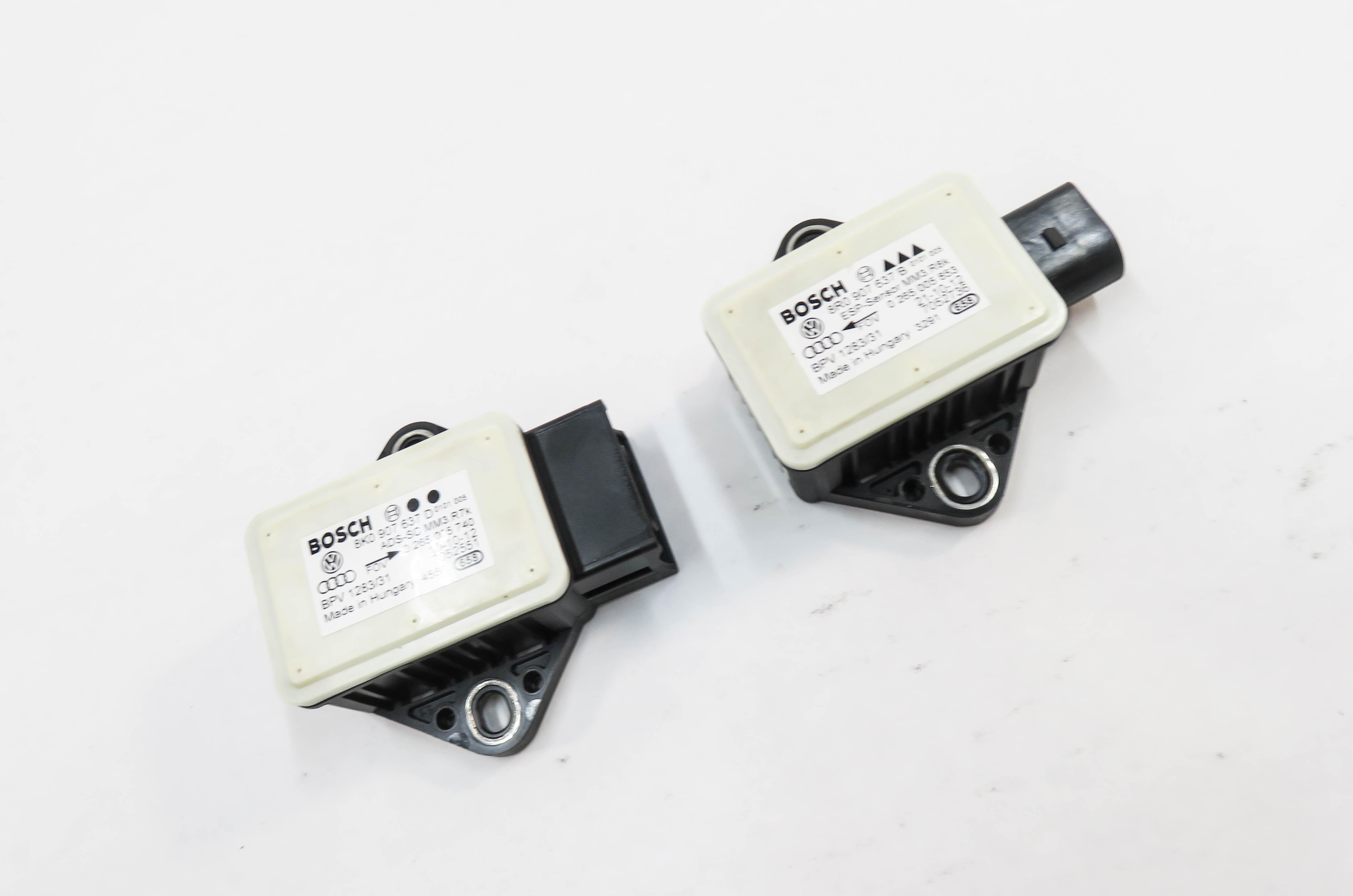 2013 AUDI S5 (B8 8T) DSC YAW SPEED ACCELERATION ROTATION STABILITY SENSOR SET-2 — exact item pictured