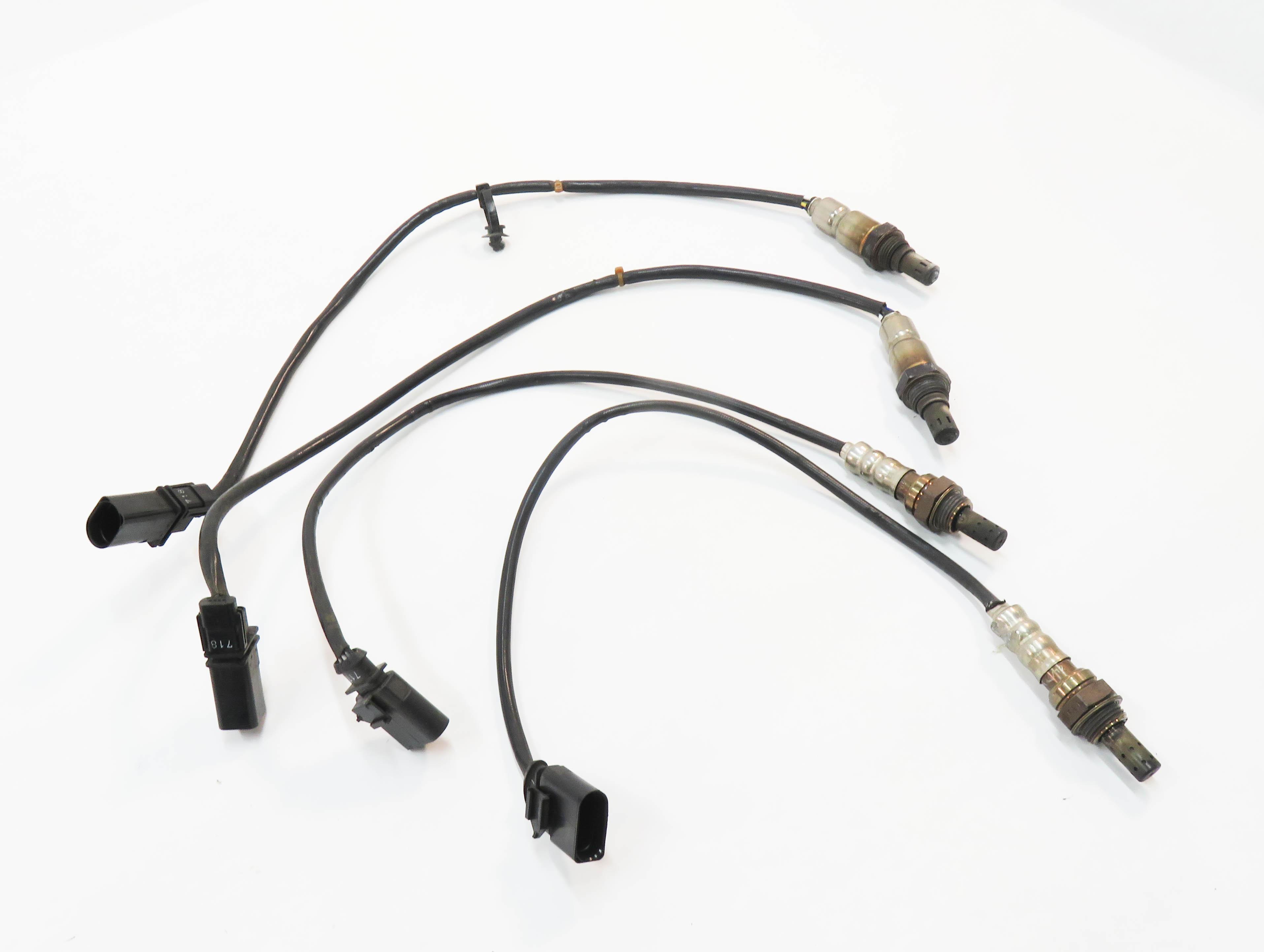 2013 AUDI S5 (B8 8T) 3.0L CGXC ENGINE - O2 OXYGEN LAMBDA PROBE SENSOR SET-4 — exact item pictured