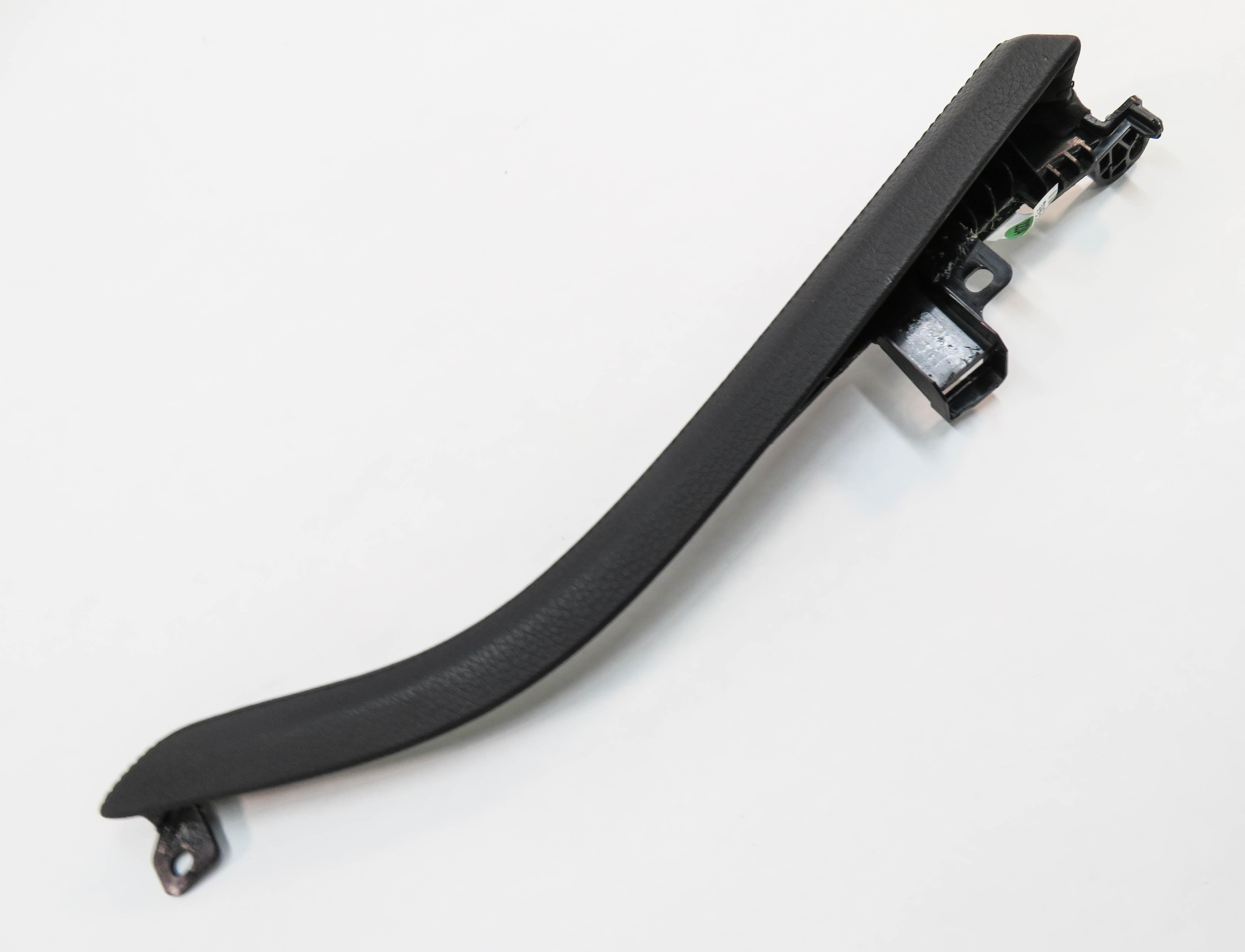2011 BMW 535i (F10) FRONT CENTER CONSOLE EDGE TRIM PIECE (BLACK DAKOTA LEATHER) — exact item pictured