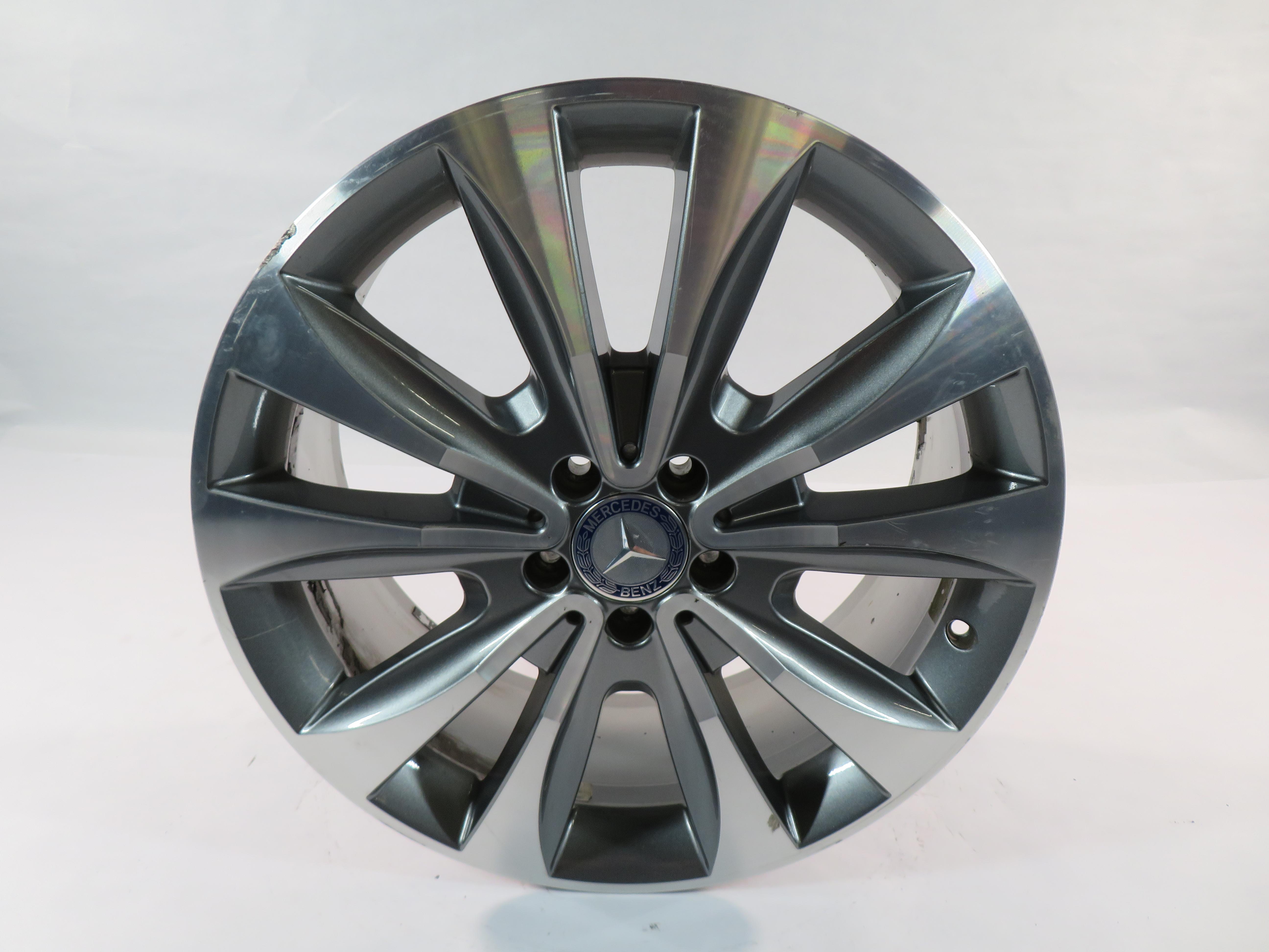 2013-2016 MERCEDES GL350 GL450 (X166) 20x8.5 ALUMINUM ALLOY 10-SPOKE WHEEL RIM — exact item pictured