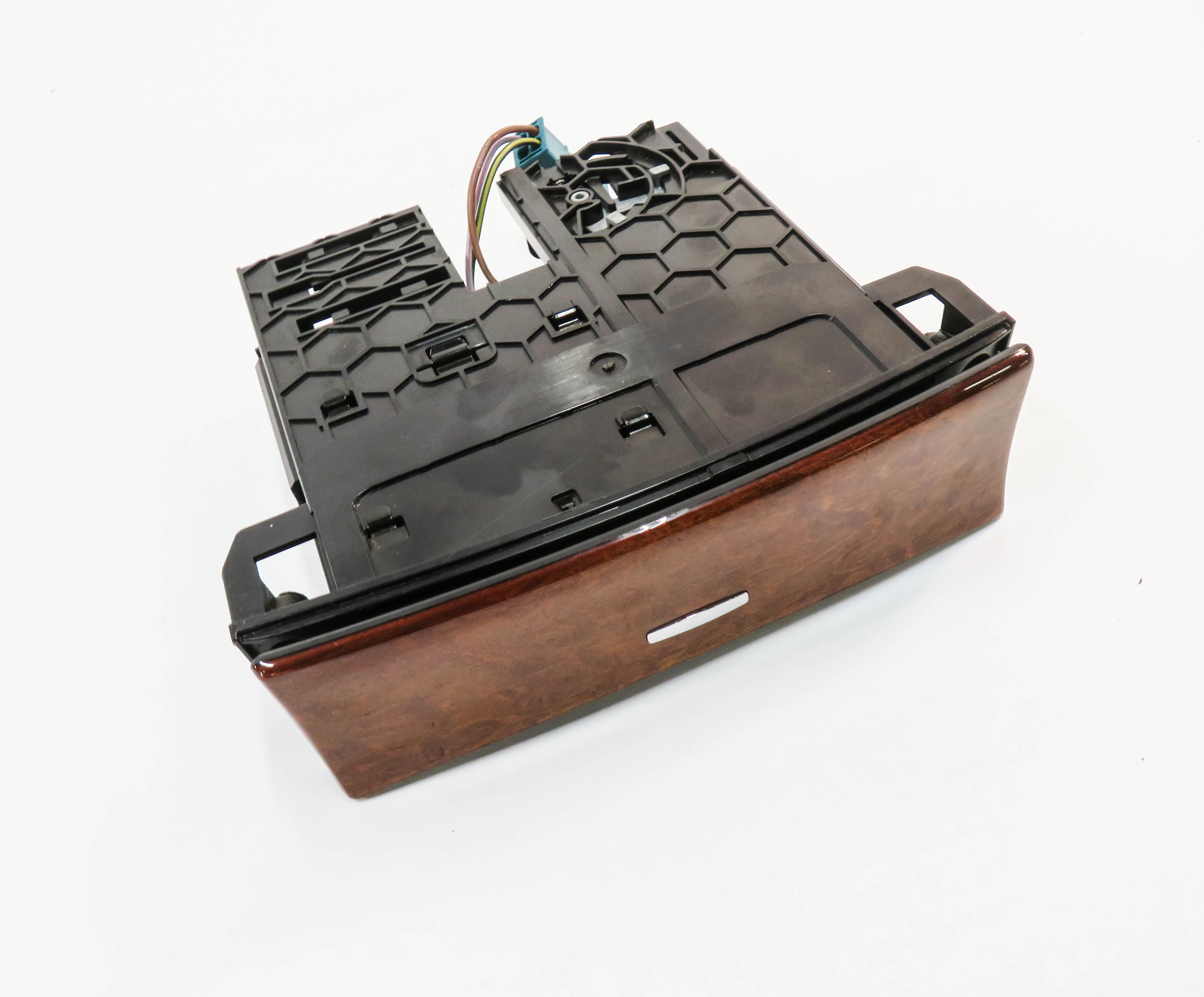 2007 MERCEDES GL450 (X164) FRONT ASH TRAY COMPARTMENT (BIRDS EYE FINELINE WOOD) — exact item pictured