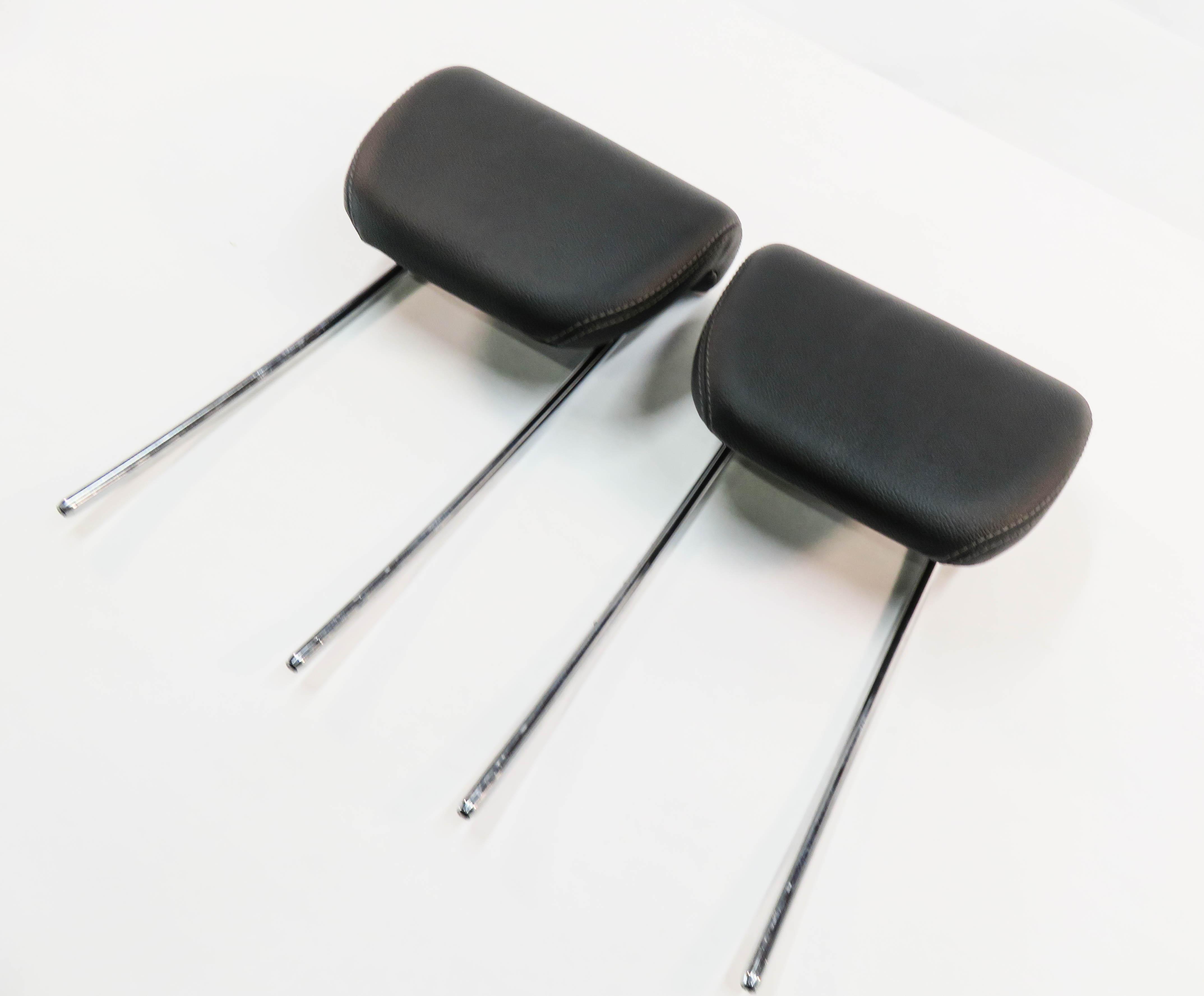 2007 MERCEDES GL450 (X164) REAR 3rd THIRD ROW SEAT HEADREST SET-2 (BLACK) — exact item pictured