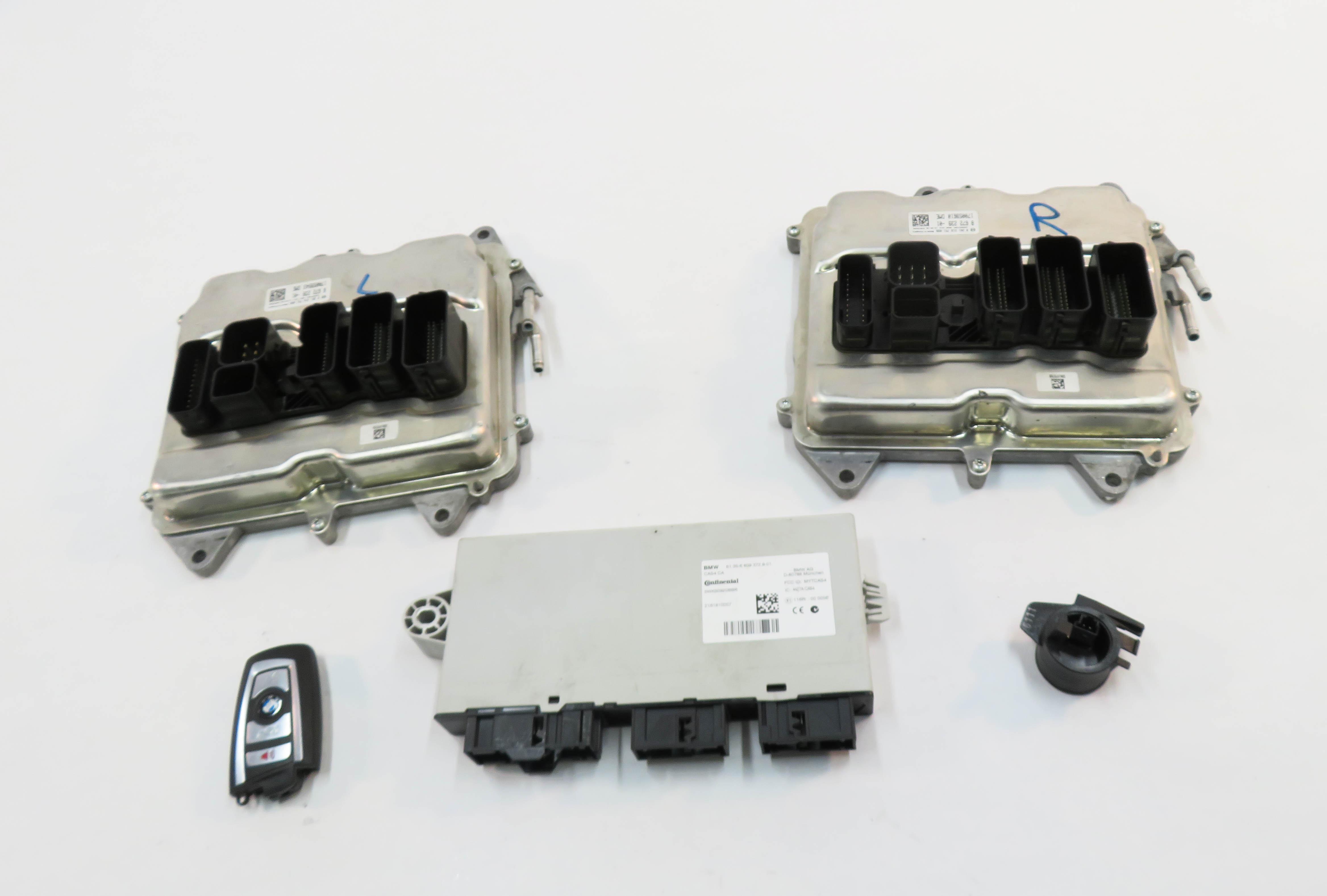 2017 BMW M6 ///M (F13) 4.4L S63B ENGINE - ECM DME CAS IMMOBILIZER MODULE KEY SET — exact item pictured