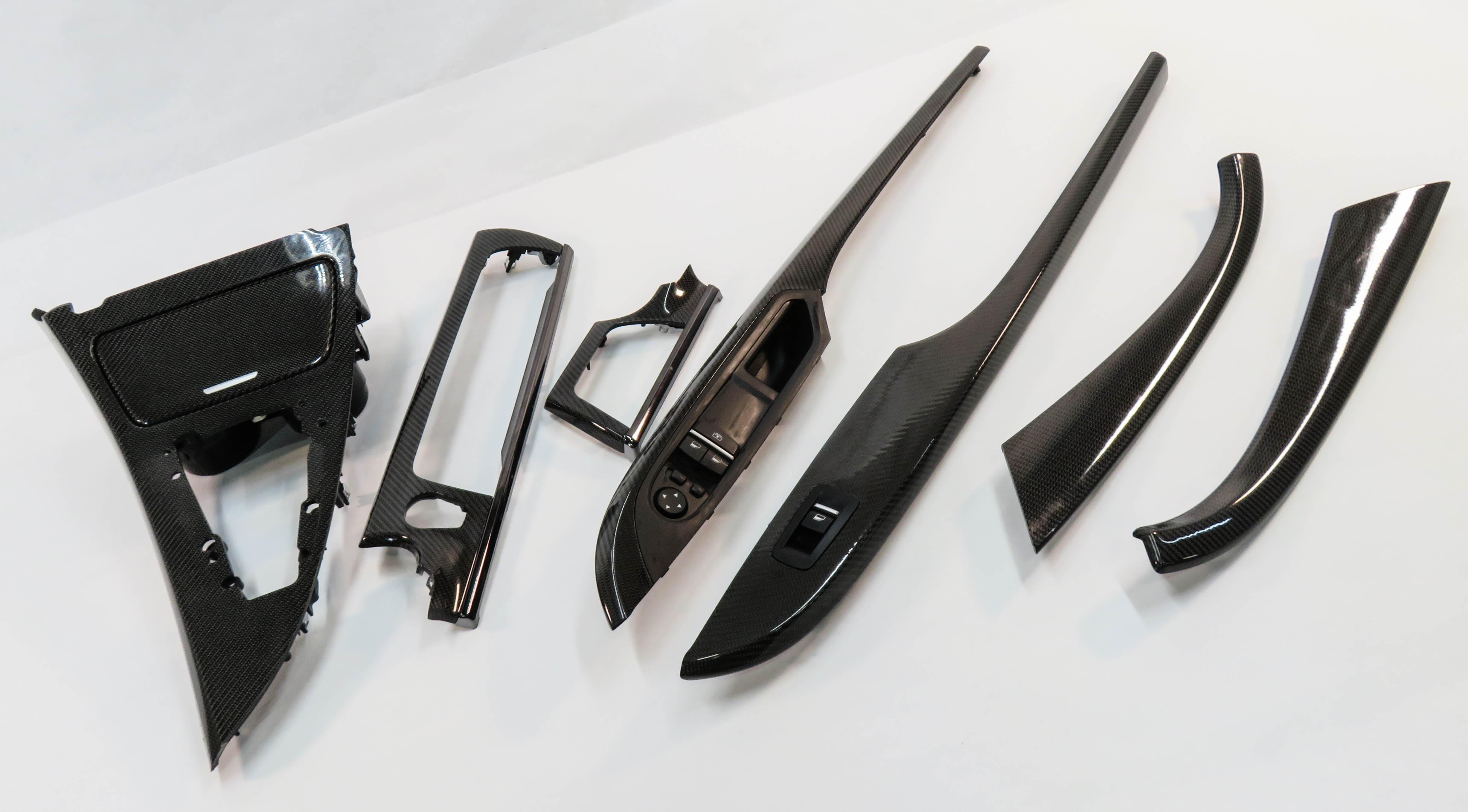 2017 BMW M6 ///M (F13) COUPE - CARBON FIBER TRIM PANEL SET-7 — exact item pictured