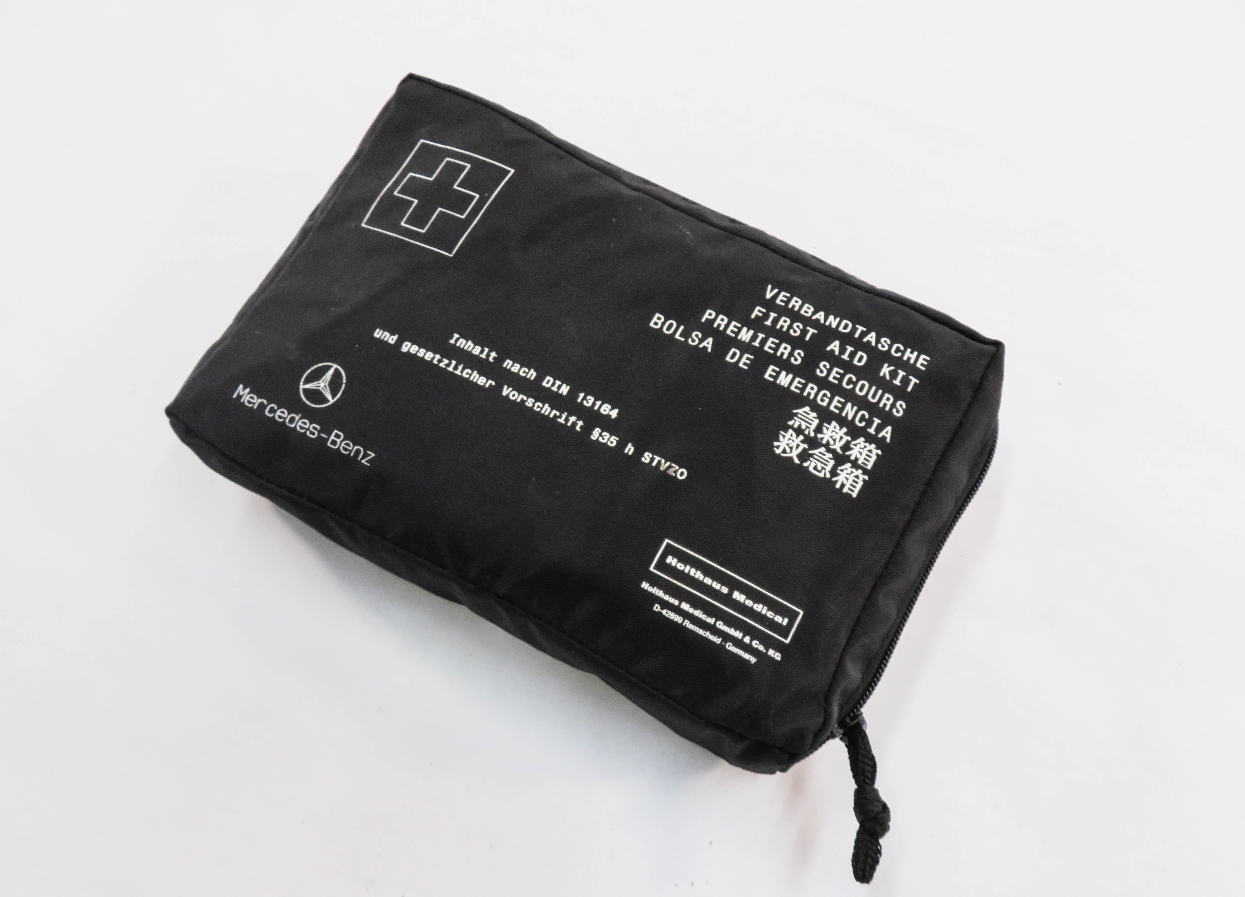 2013 MERCEDES GL450 (X166) EMERGENCY FIRST AID BANDAGE MEDICAL KIT — exact item pictured