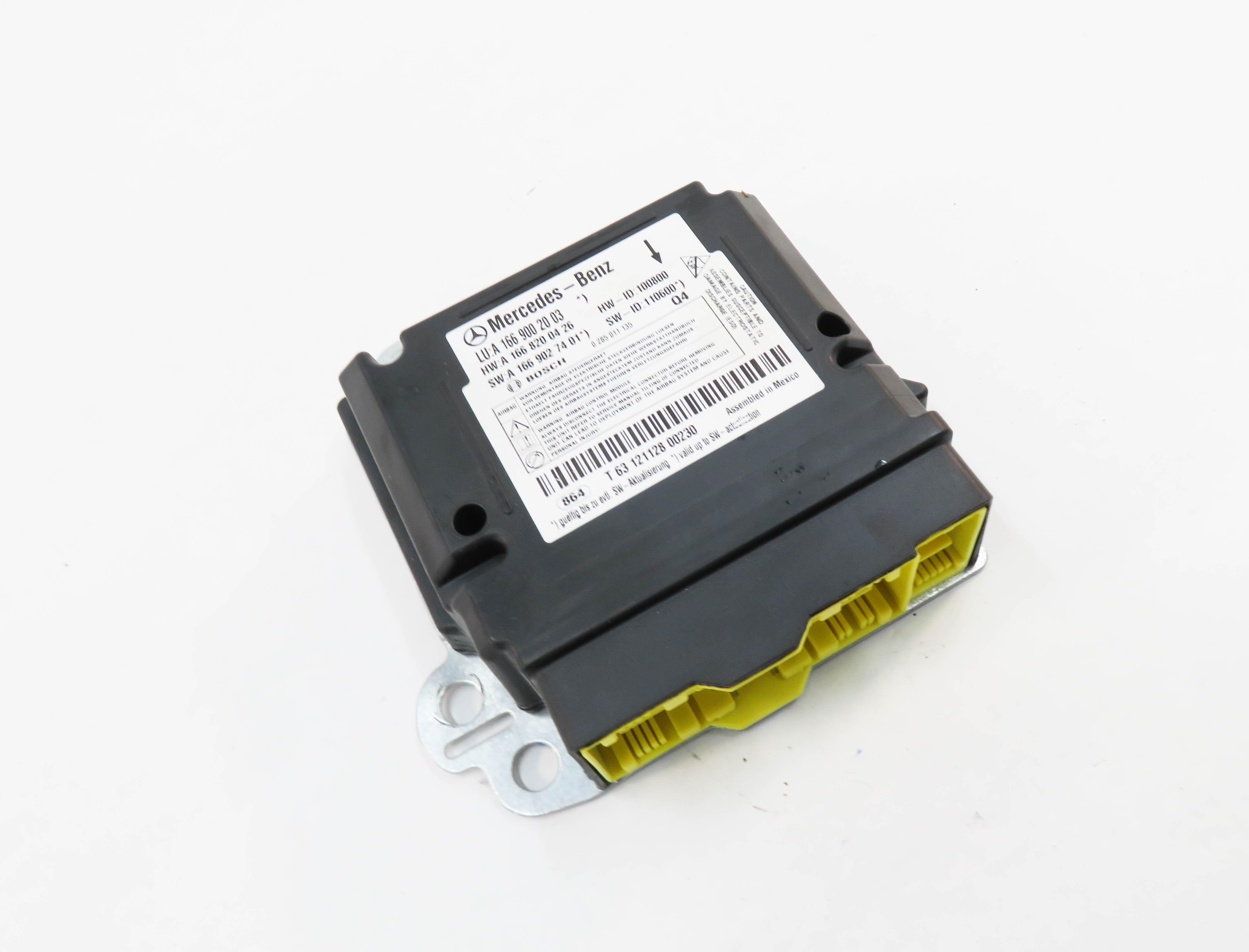 12-15 MERCEDES G550 G63 GL350 GL450 GL550 ML350 ML550 (X166 W166) SRS BAG MODULE — exact item pictured