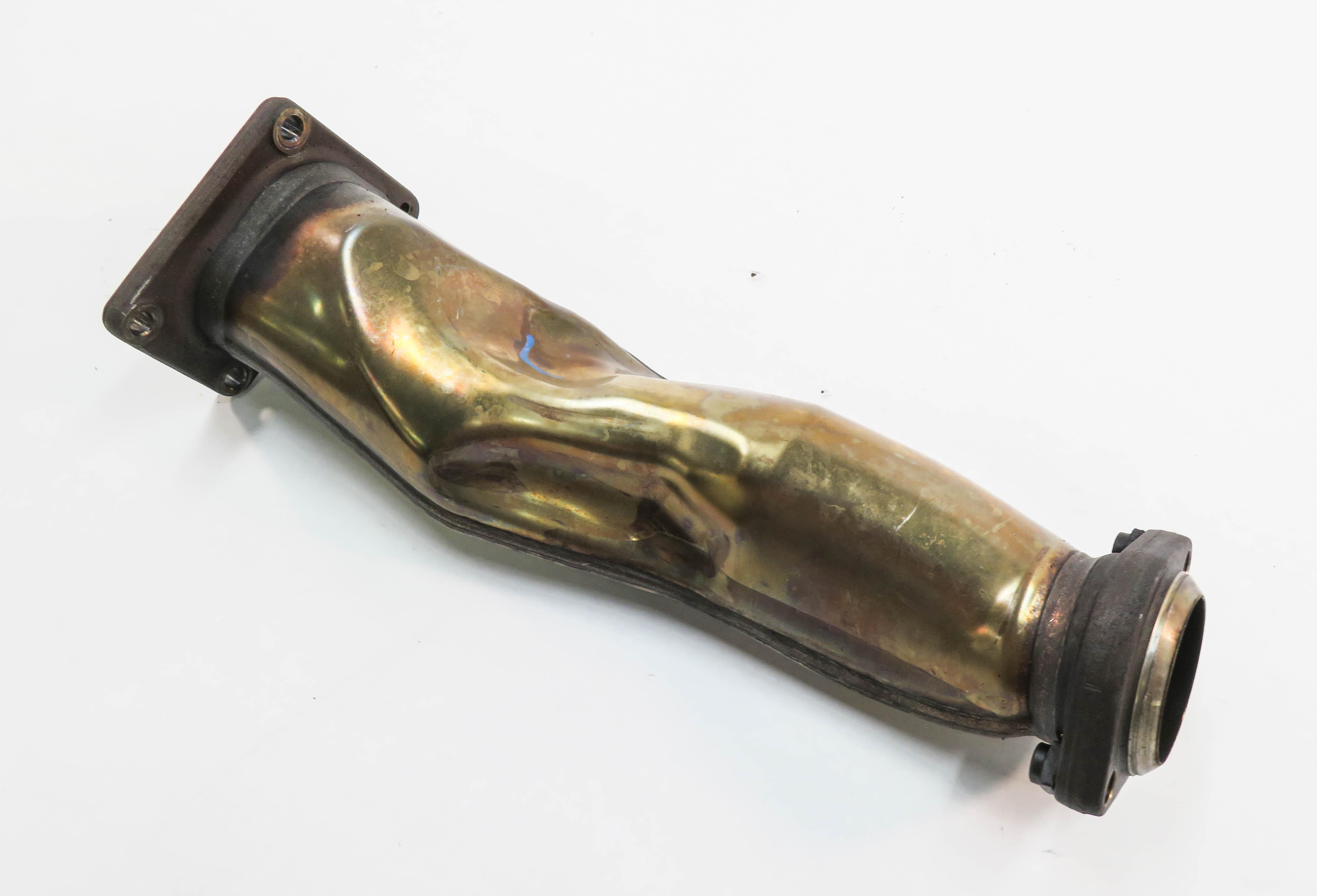2013 MERCEDES GL450 (X166) 4.6L M278 ENGINE - LEFT TURBO EXHAUST MANIFOLD — exact item pictured
