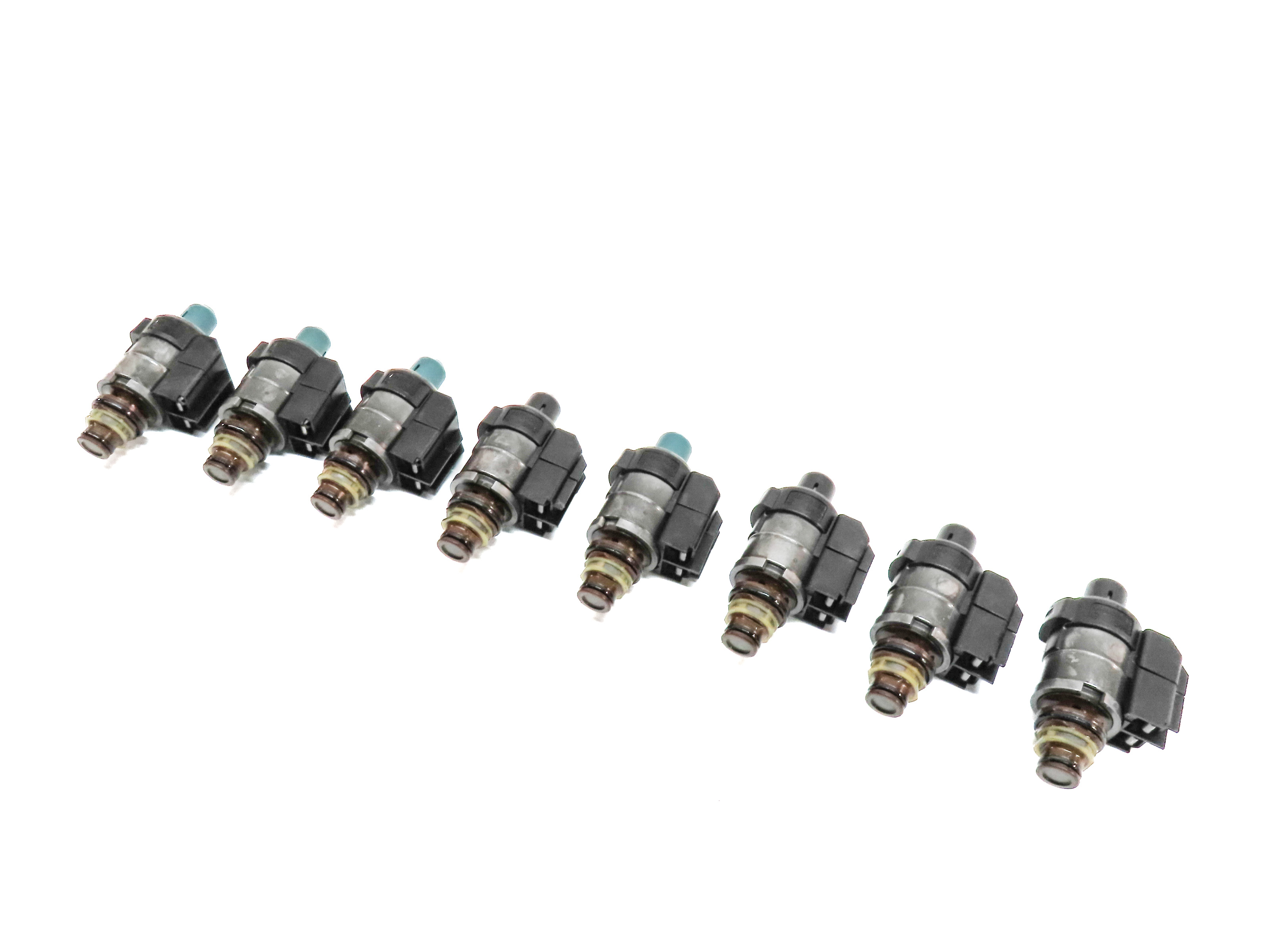 04-18 MERCEDES C CL E GL G ML S SLK 722.9 TRANSMISSION VALVE BODY SOLENOID SET-8 — exact item pictured