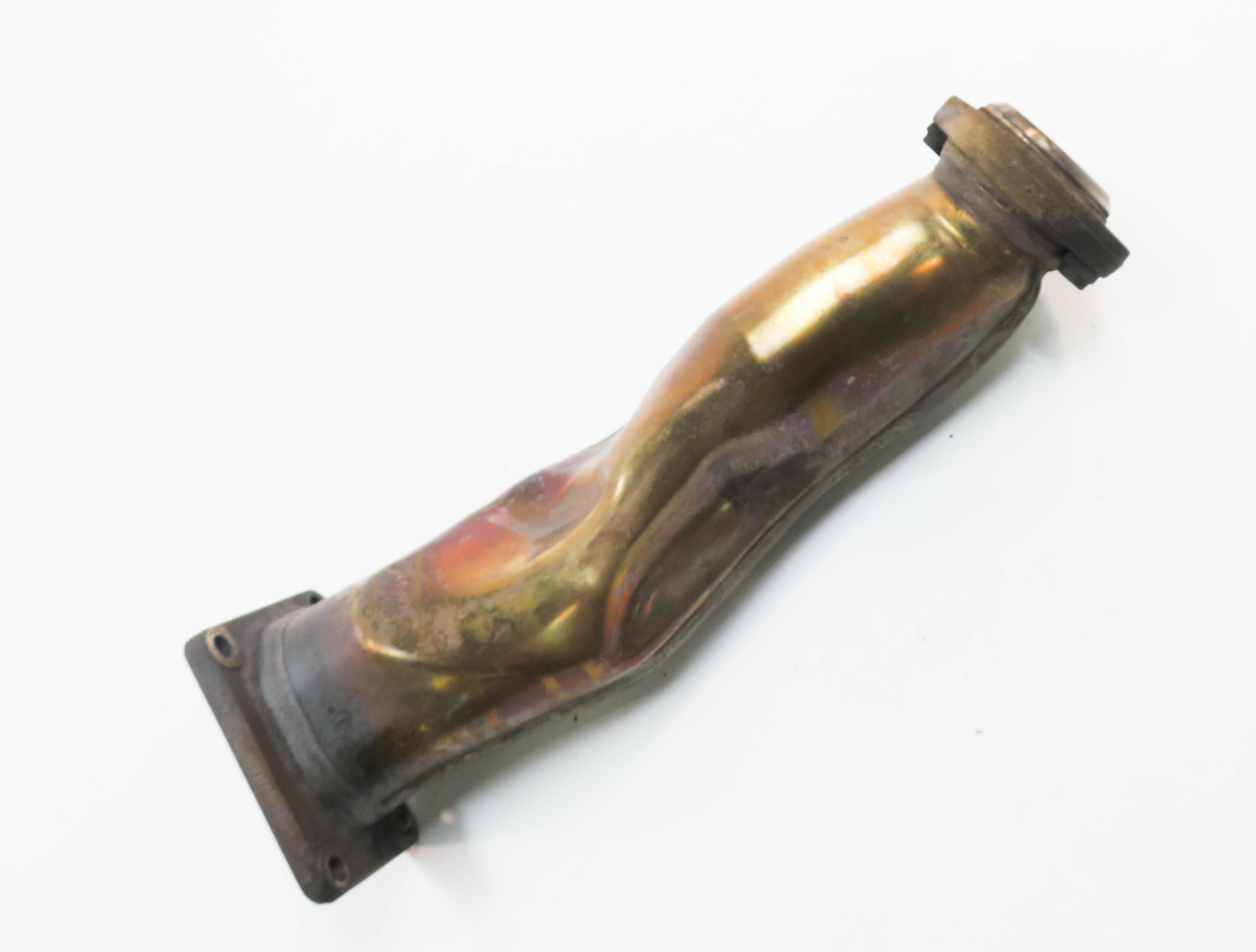 2014 MERCEDES GL550 (X166) 4.6L M278 ENGINE - LEFT TURBOCHARGER EXHAUST MANIFOLD — exact item pictured
