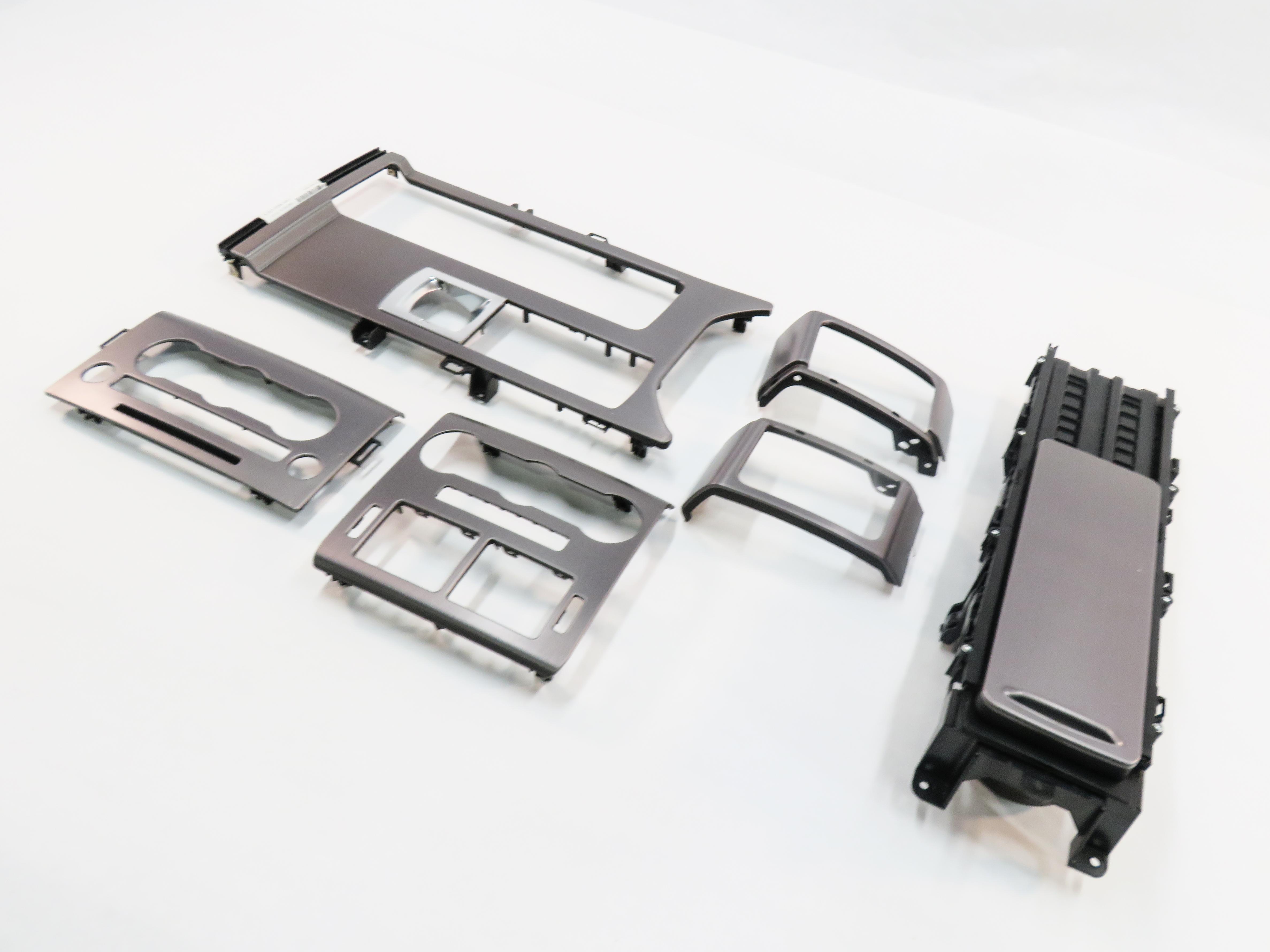 2014 RANGE ROVER SPORT (L494) DASH & CONSOLE TRIM PANEL SET-6 (TEXTURED GRAY) — exact item pictured