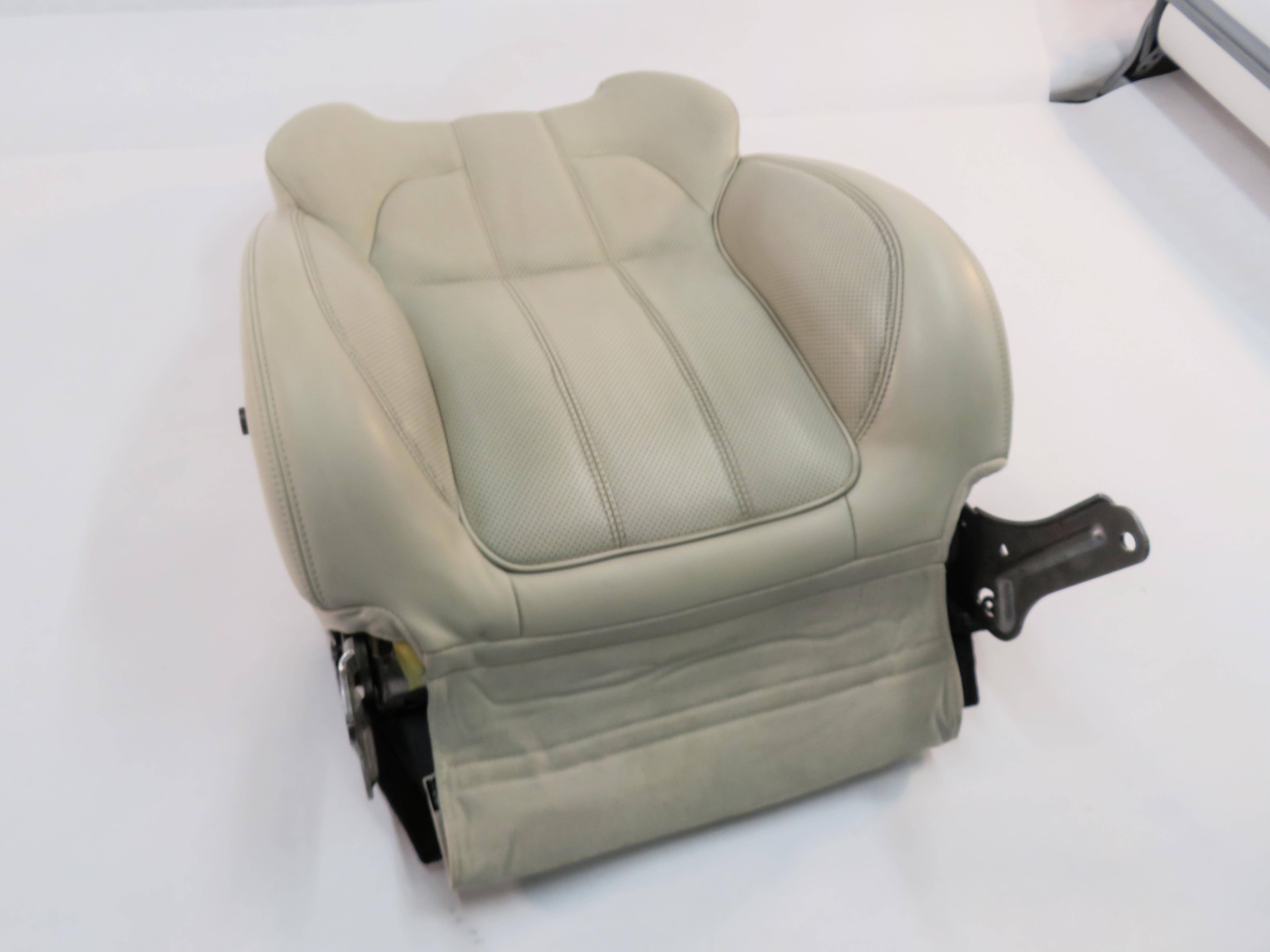 2014 RANGE ROVER SPORT (L494) DRIVER - UPPER TOP HEATED SEAT CUSHION (IVORY) — exact item pictured