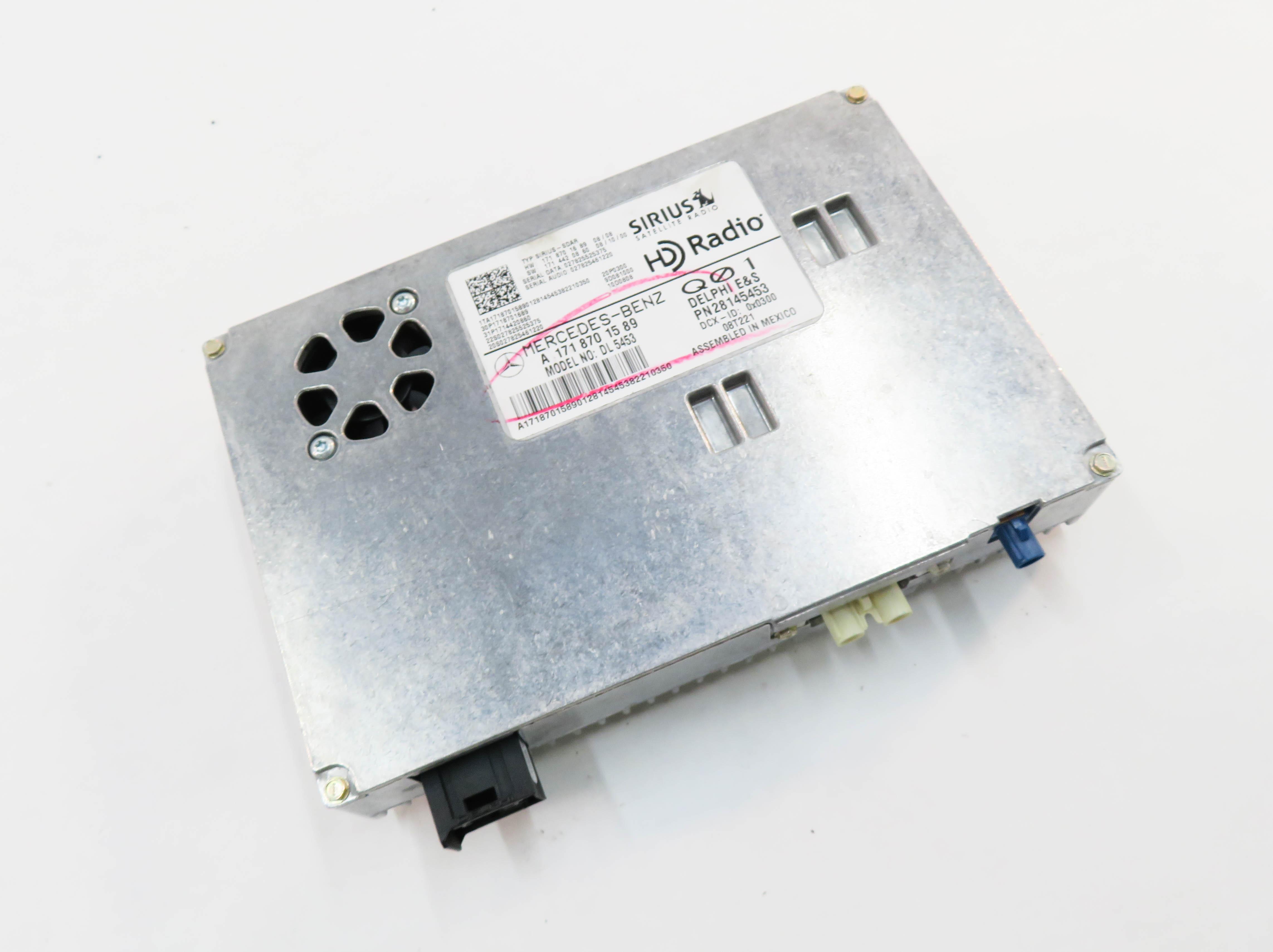 2009 MERCEDES GL550 (X164) SIRIUS SATELLITE RADIO RECEIVER CONTROL MODULE — exact item pictured