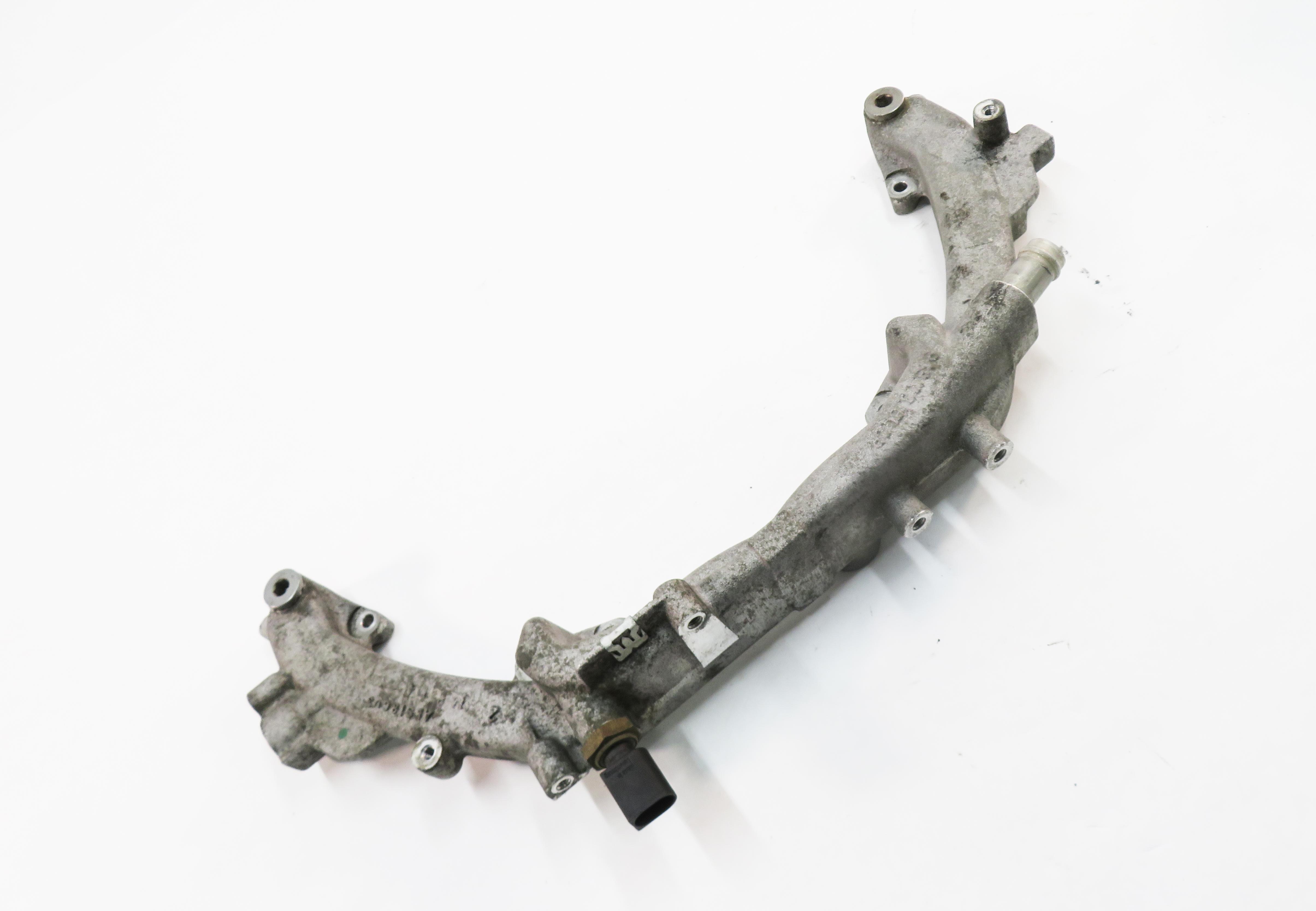 2008 PORSCHE CAYENNE (957) 4.8L M48 V8 TURBO ENGINE - COOLANT TRANSFER CROSSPIPE — exact item pictured