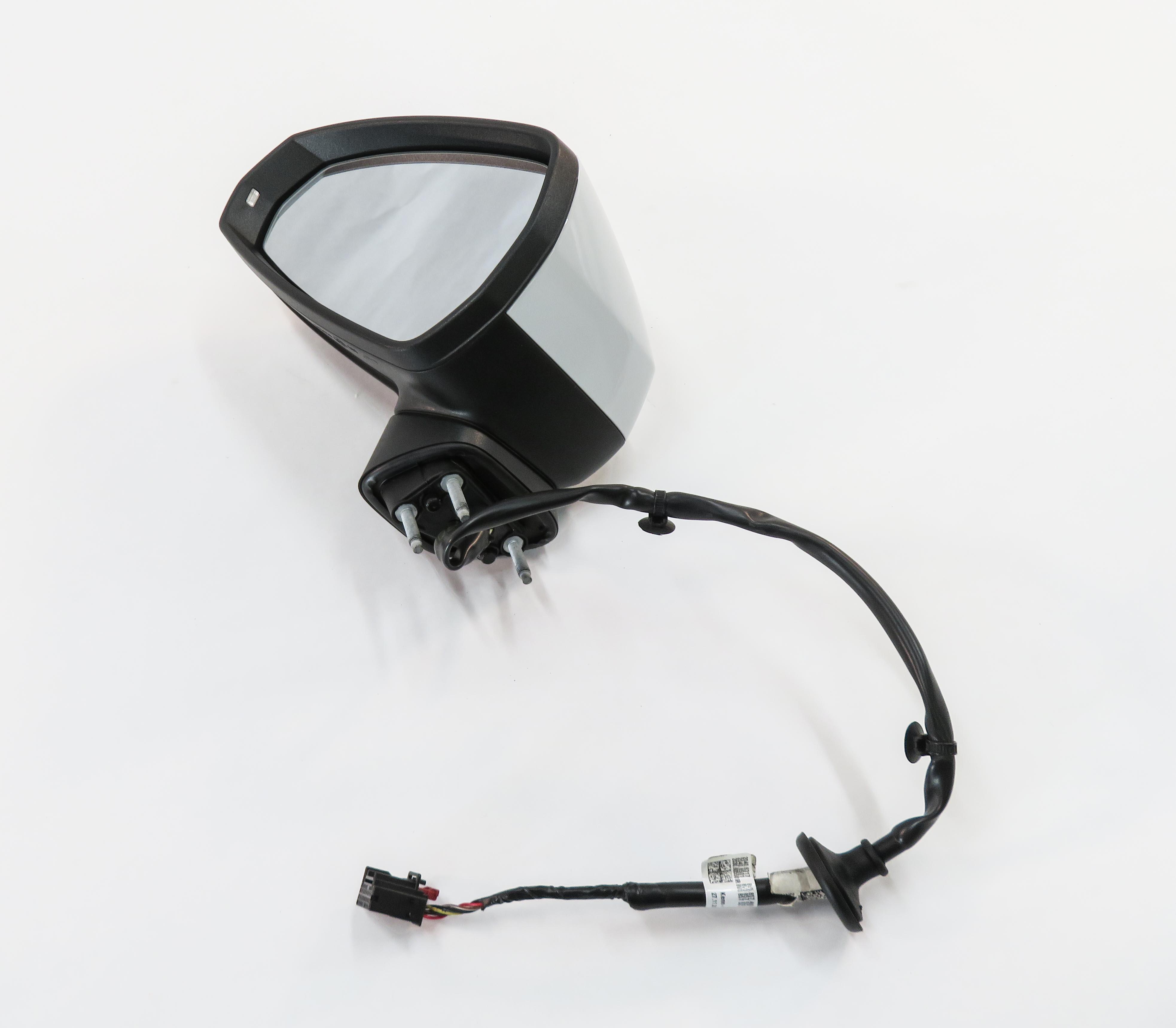 2015-2018 AUDI A3 S3 (8V) DRIVER - MANUAL FOLD HEATED DOOR MIRROR (WHITE 2Y) — exact item pictured