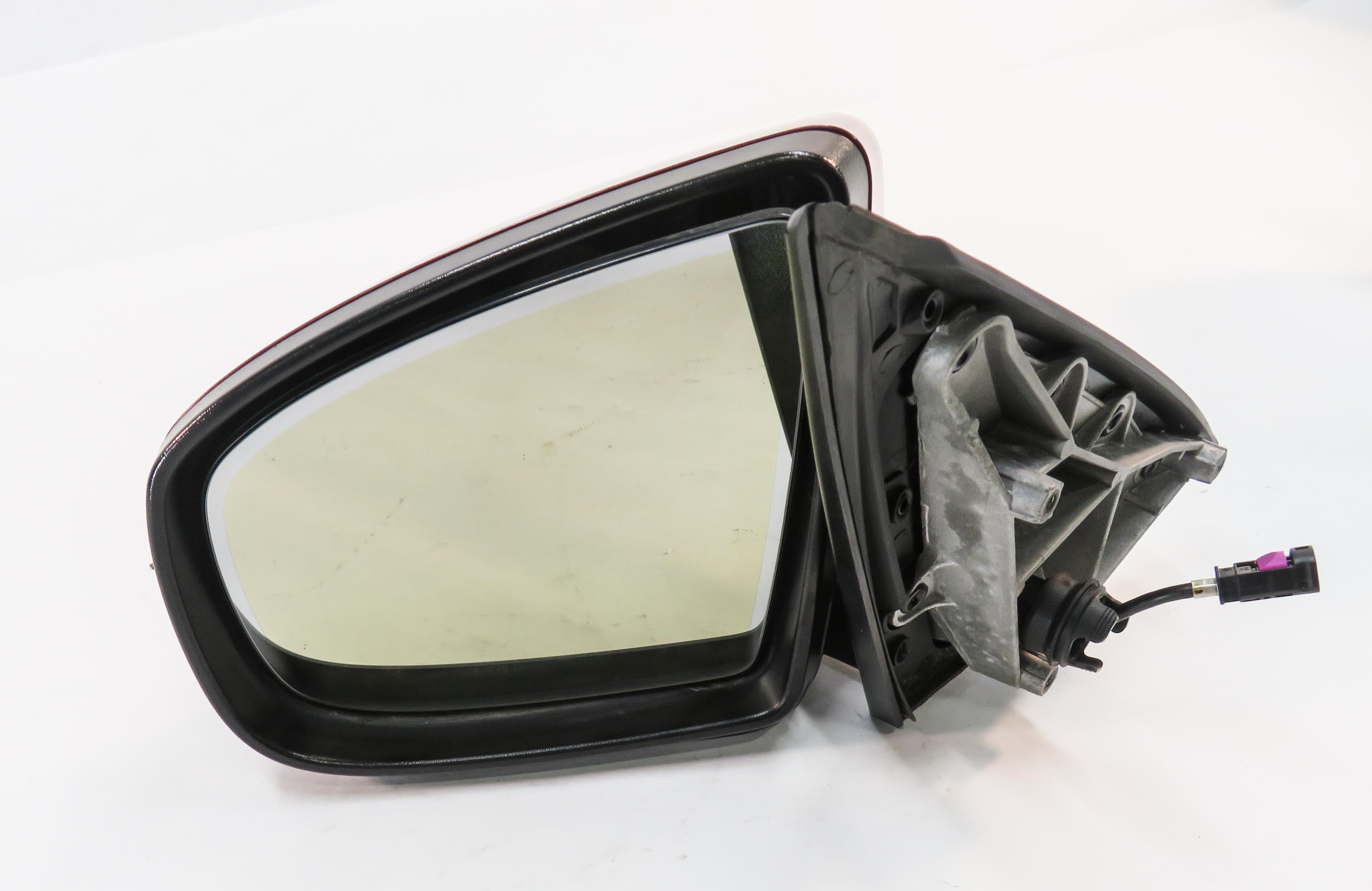 2010-2013 BMW X5 (E70) LEFT P-FOLD MEM AUTODIM CAMERA HEATED DOOR MIRROR (RED) — exact item pictured