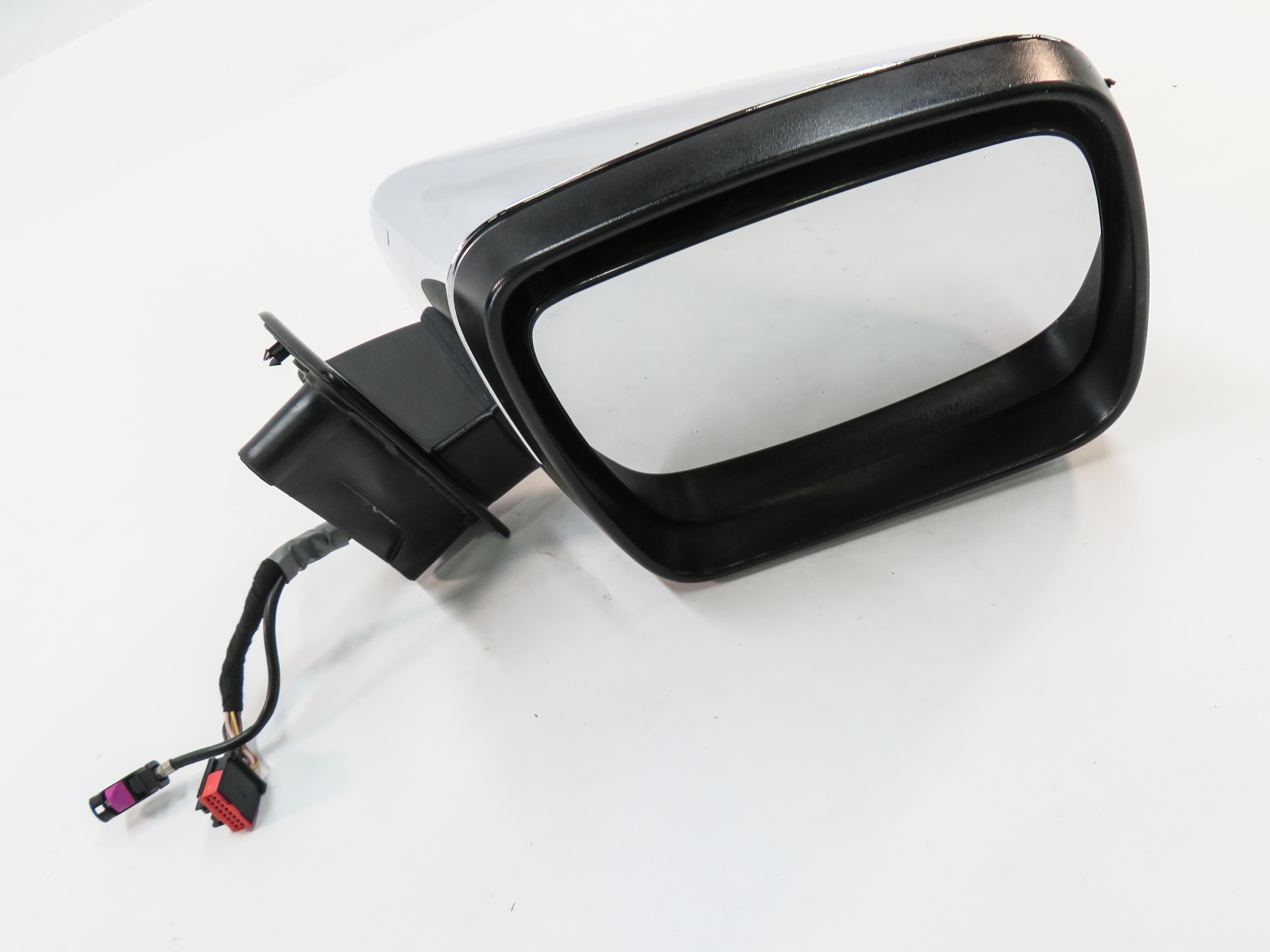 10-13 LR4 RANGE ROVER SPORT (L320) RIGHT PFOLD MEM HEATED CAMERA MIRROR (CHROME) — exact item pictured