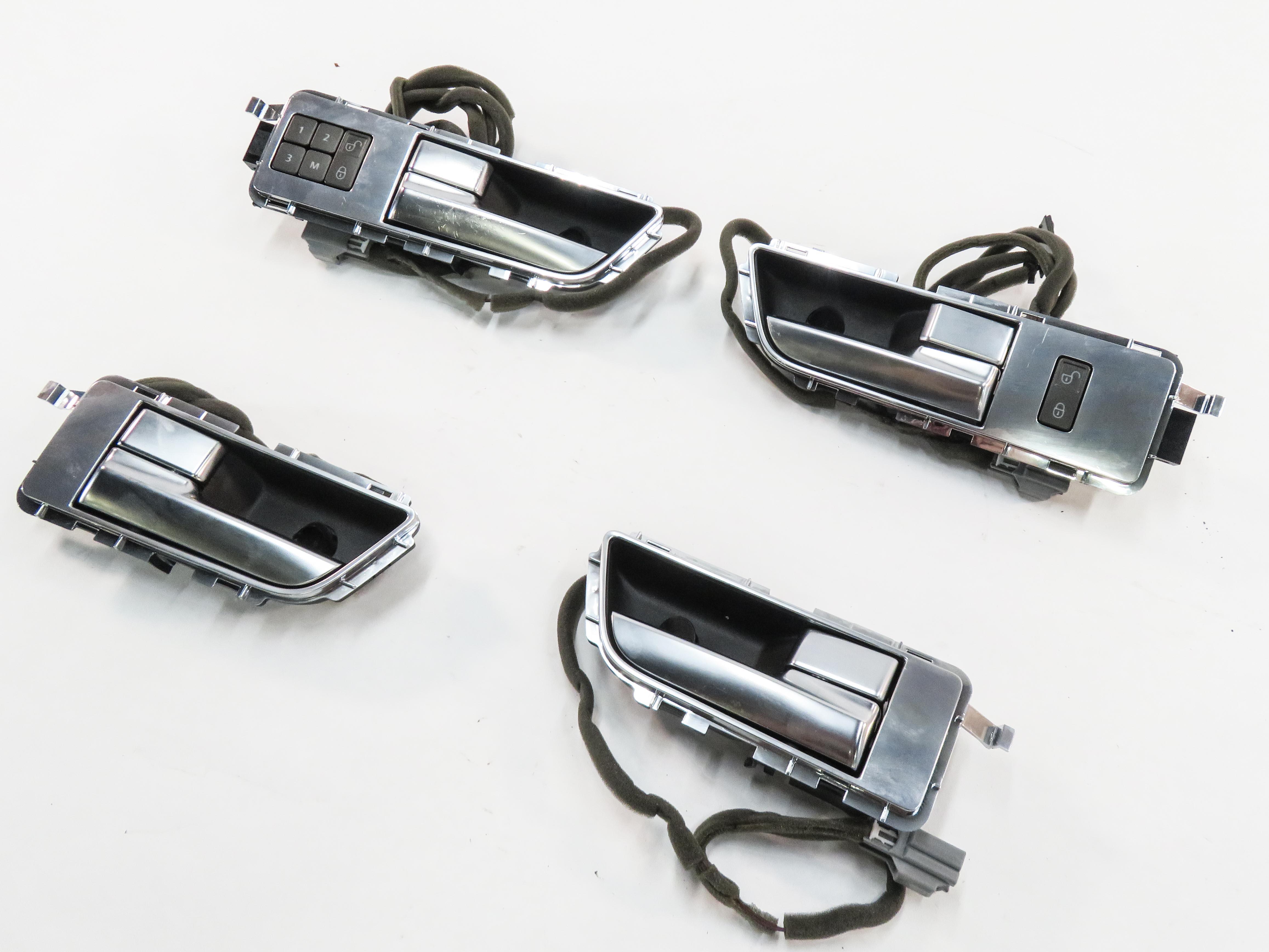 2010-2016 RANGE ROVER SPORT (L320) / LR4 FRONT & REAR INTERIOR DOOR HANDLE SET — exact item pictured