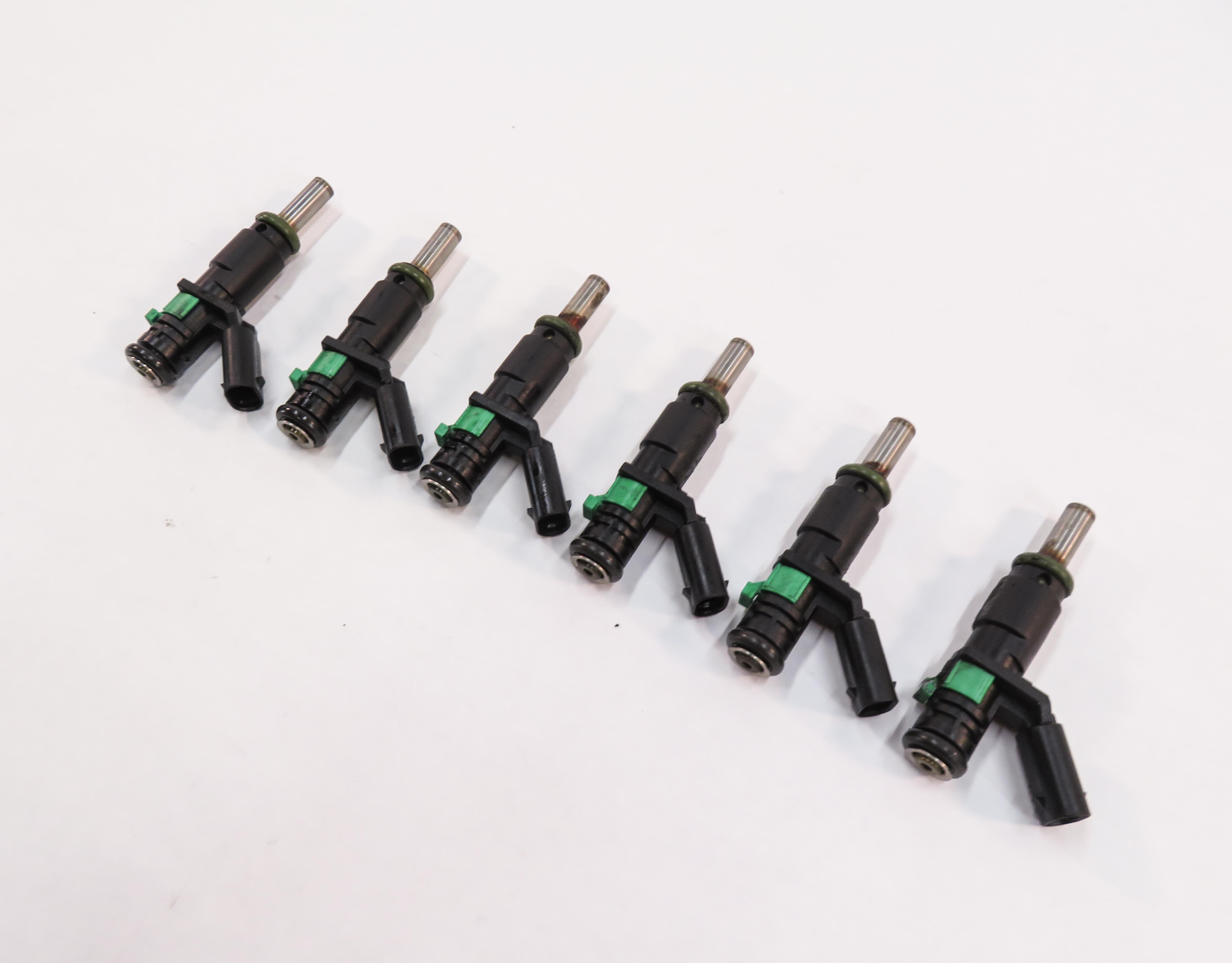 10-13 MERCEDES C300 C350 E350 GLK350 S400 (W204 W211 X204) FUEL INJECTOR SET-6 — exact item pictured