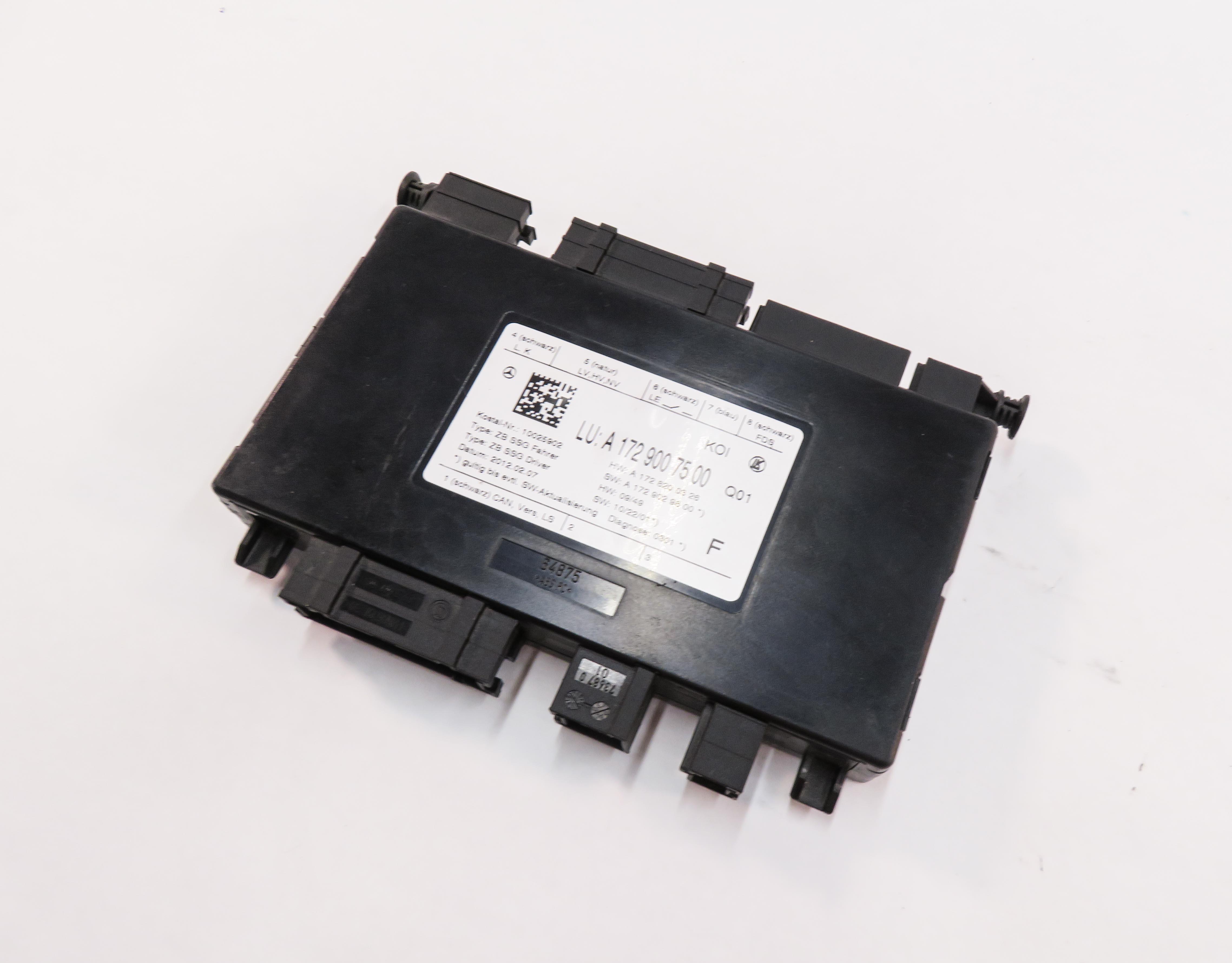 2012 MERCEDES BENZ GLK350 (X204) LEFT FRONT DRIVER SEAT CONTROL MODULE — exact item pictured