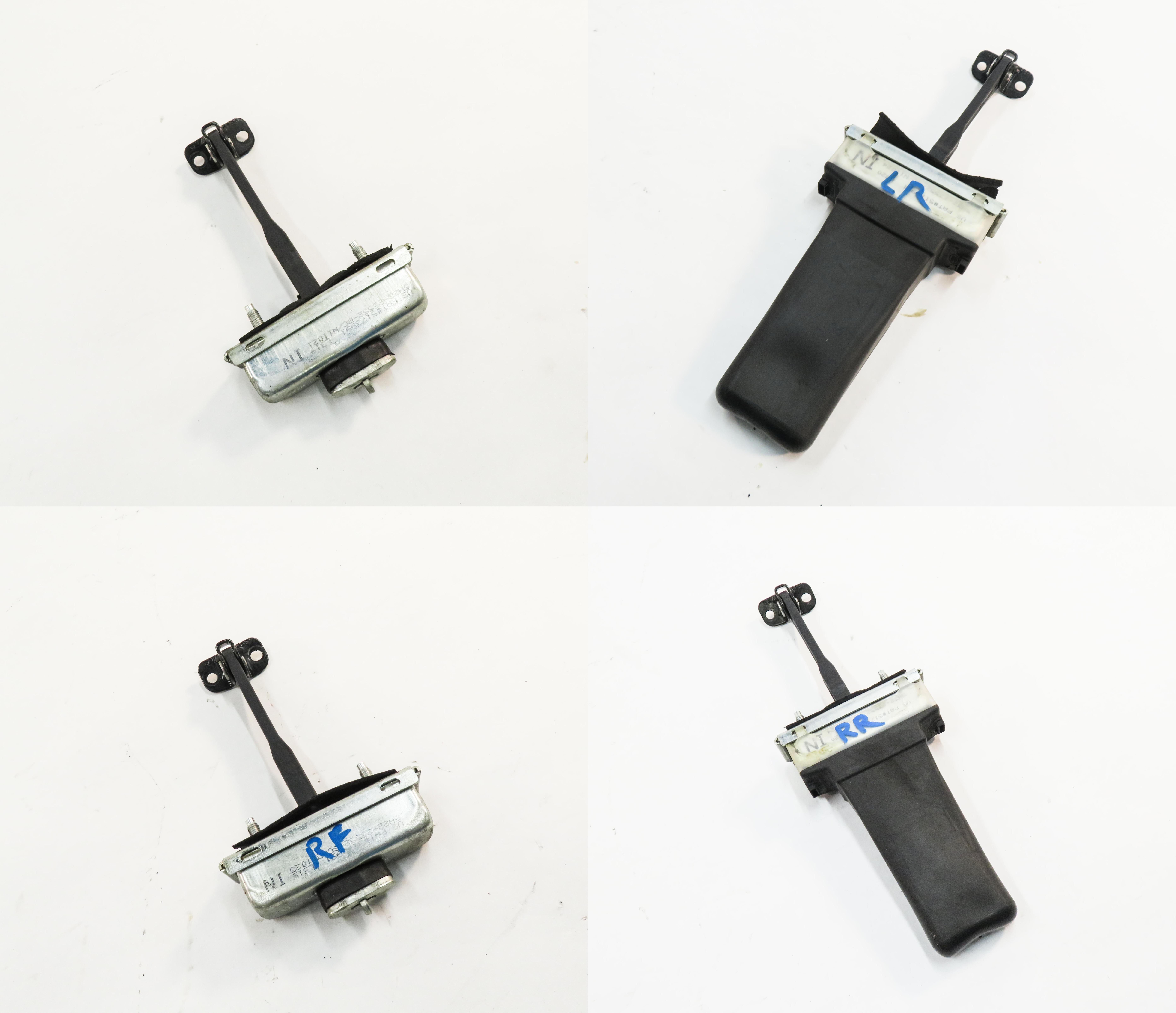 2011 RANGE ROVER SPORT (L320) FRONT & REAR DOOR HINGE CHECK STOP DETENT SET-4 — exact item pictured
