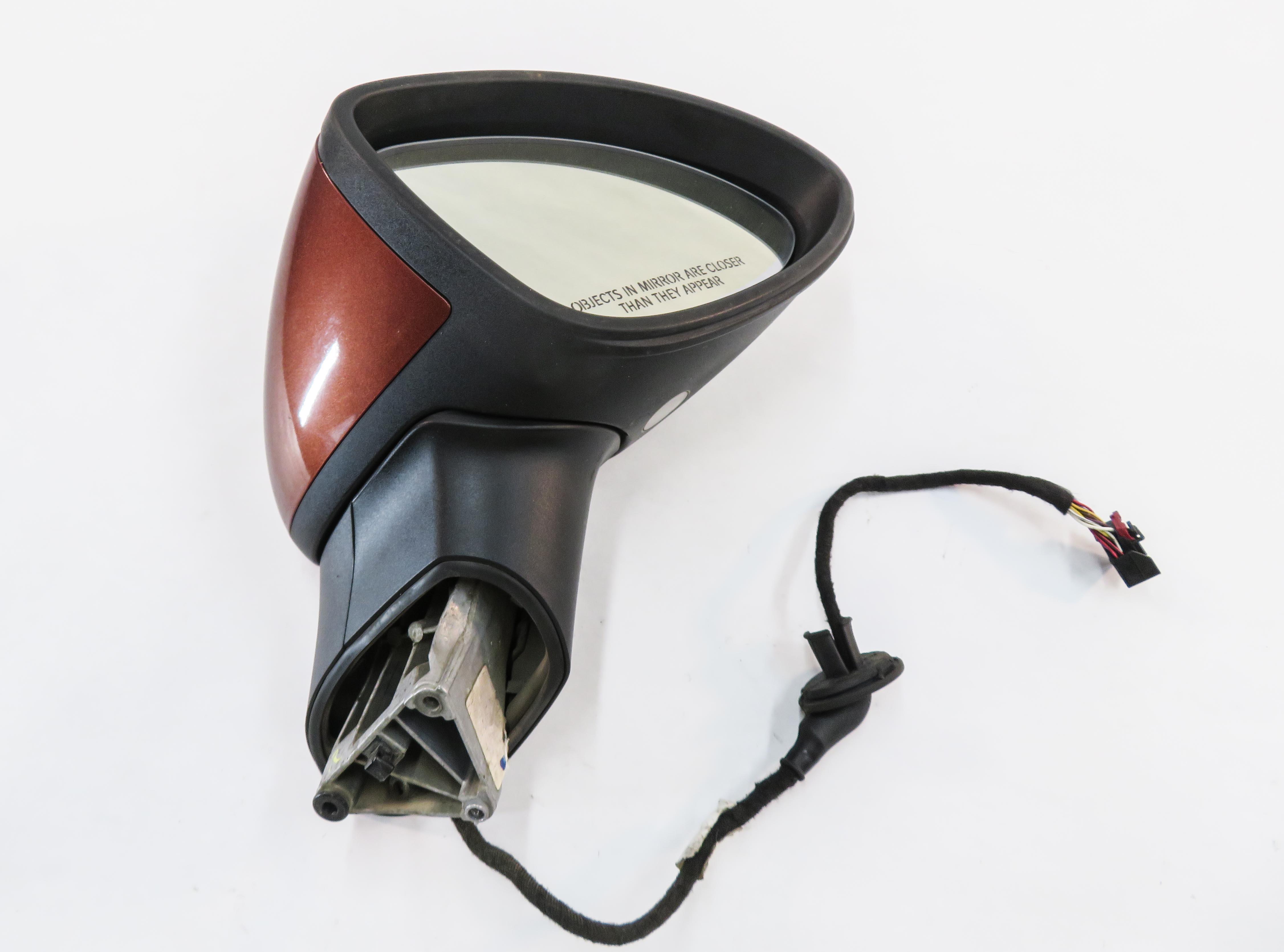 11-14 PORSCHE CAYENNE (958) RIGHT - PFOLD HEAT MEM AUTODIM DOOR MIRROR (AUBURN) — exact item pictured