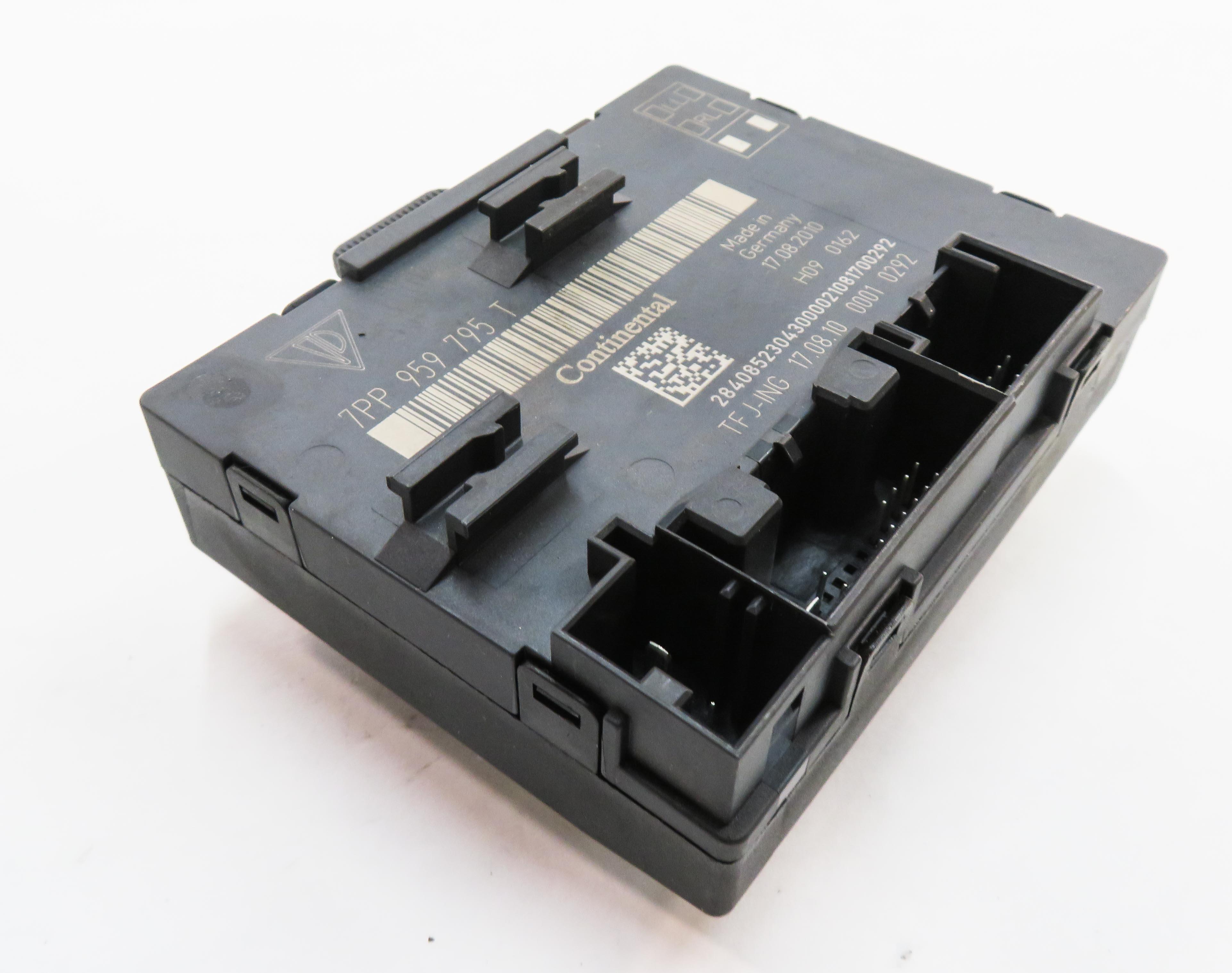 2011 PORSCHE CAYENNE (958) LEFT REAR DOOR CONTROL MODULE — exact item pictured